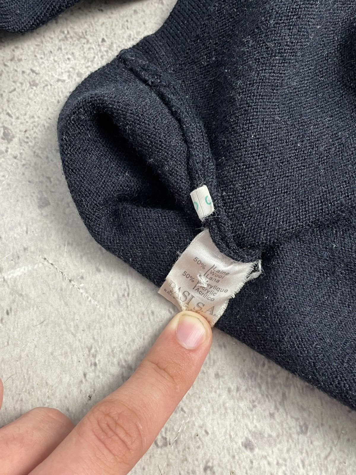 Lacoste × Vintage Vintage 90s Lacoste cardigan sweater Size US M / EU 48-50 / 2 - 6 Thumbnail