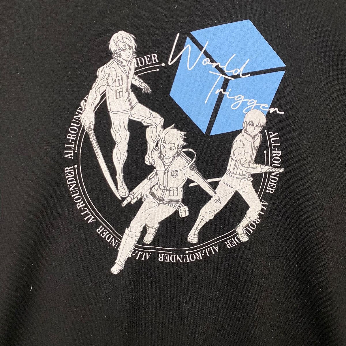 Designer × Vintage Vintage World Trigger Crewneck Sweatshirt Black Size US L / EU 52-54 / 3 - 5 Thumbnail