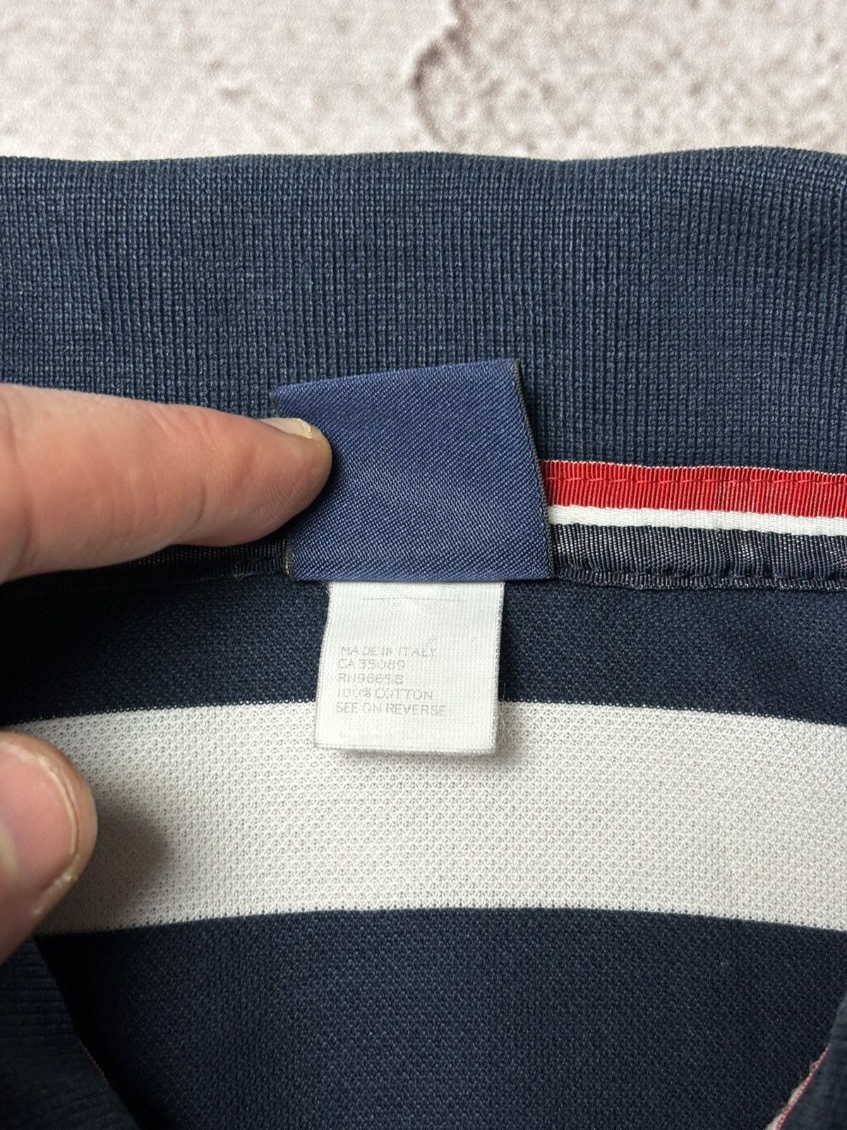 Paul & Shark Paul & Shark polo shirt blue white striped jersey L Size US L / EU 52-54 / 3 - 4 Thumbnail