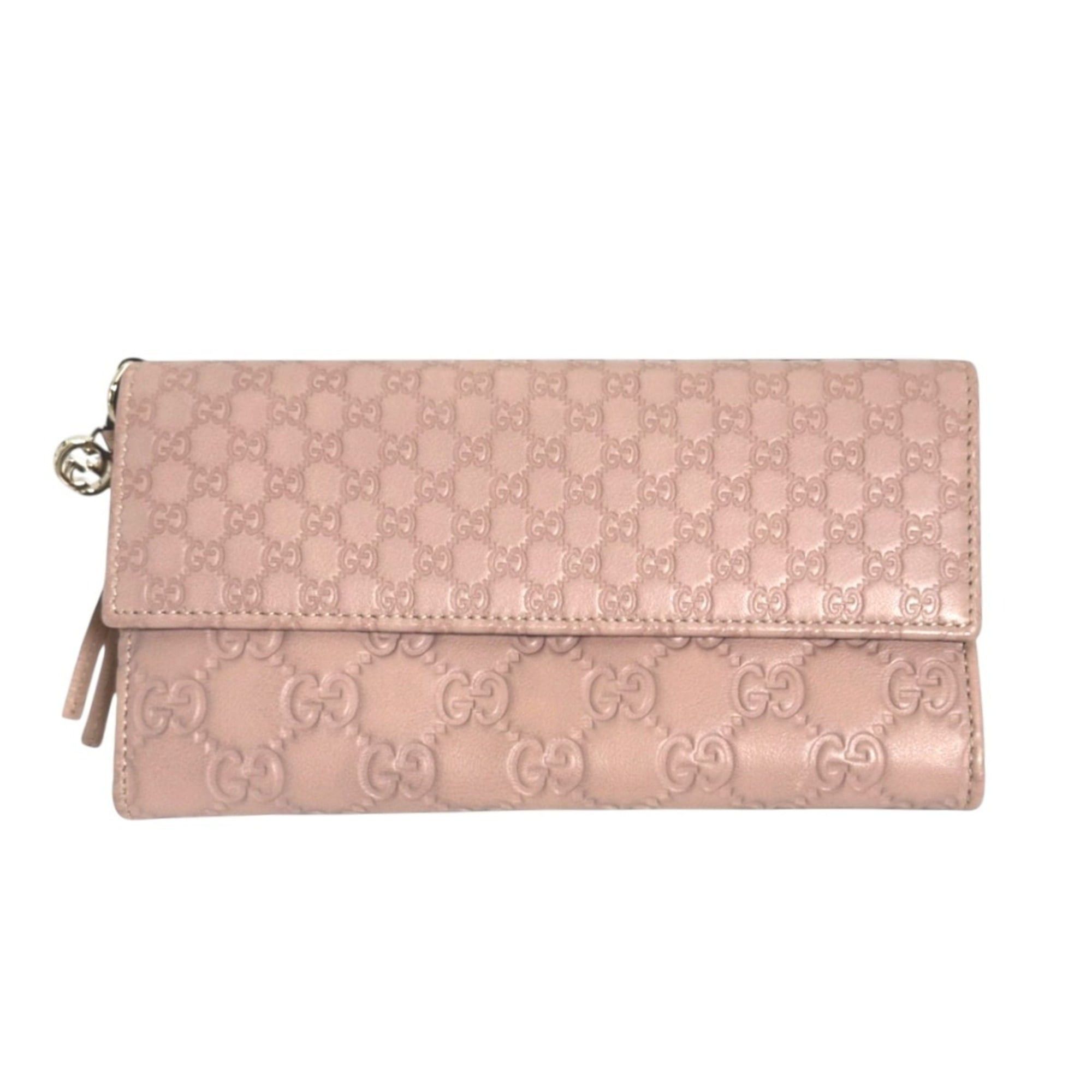 Gucci Gucci long wallet, bifold Guccissima GG leather, 323396, pink Size ONE SIZE - 1 Thumbnail