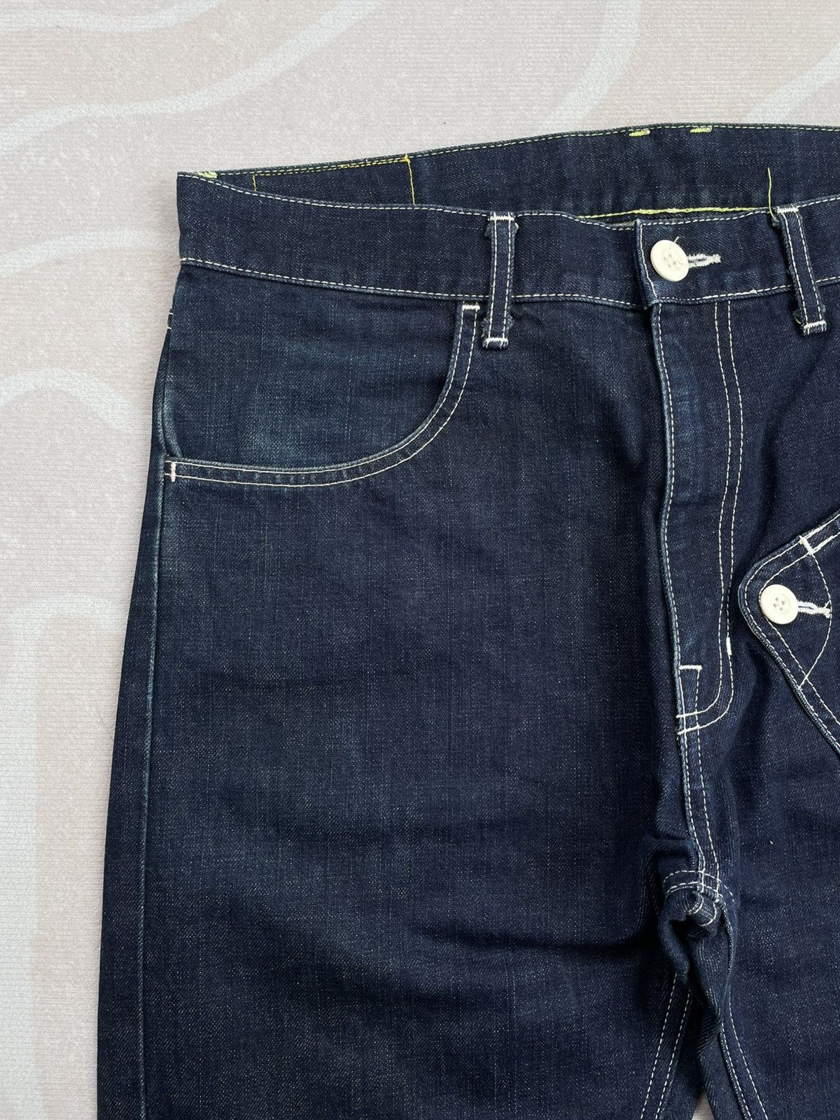 Japanese Brand MACKDADDY FLIP POCKET JEANS Size US 35 - 8 Thumbnail