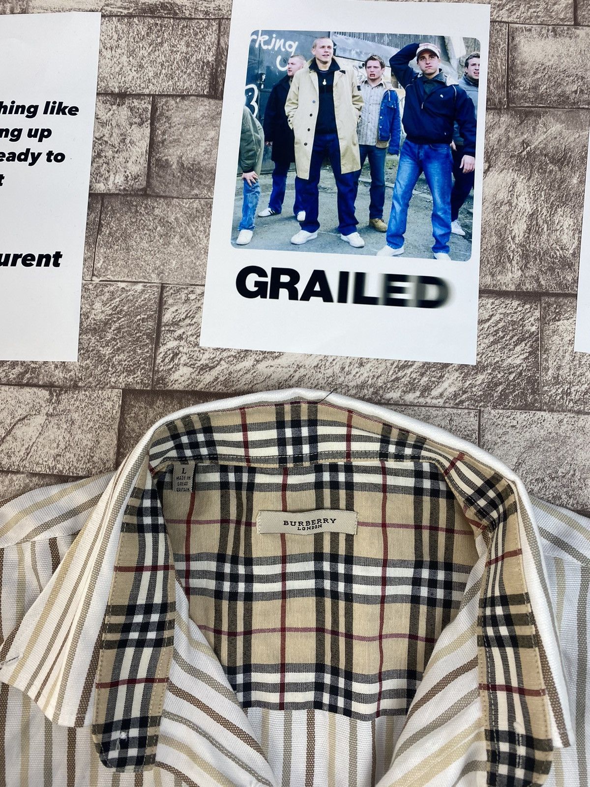 Burberry VINTAGE FLANNEL by Travis Scott style BURBERRY Size US L / EU 52-54 / 3 - 8 Thumbnail