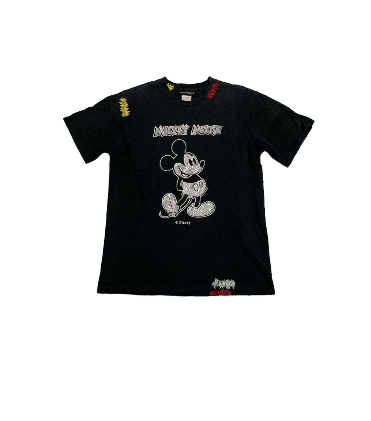 image of Mastermind Japan x Vintage Mastermine X Mickey Mouse Disney Japan in Warm Black, Men's (Size Medium
