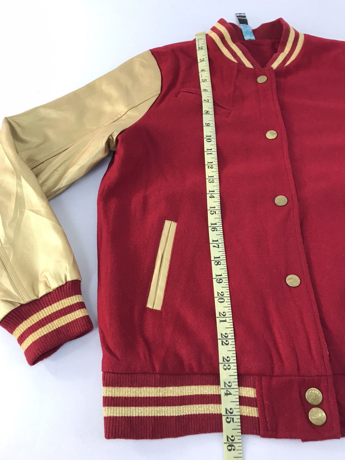 Japanese Brand 90s Sportier Dare To Be Different Jacket Leather Sleeve Size US M / EU 48-50 / 2 - 11 Thumbnail