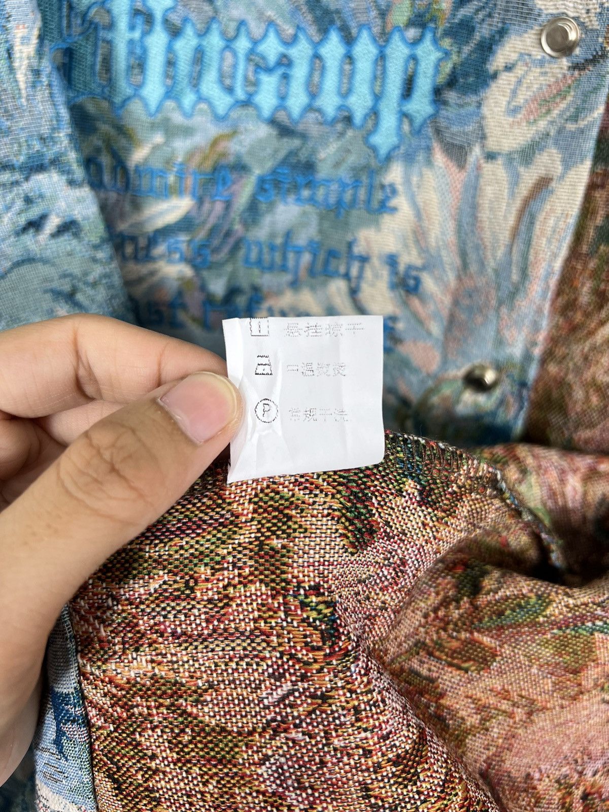Japanese Brand 🔥 OVERFLOWER EMBROIDERY JACKET Size US L / EU 52-54 / 3 - 15 Thumbnail