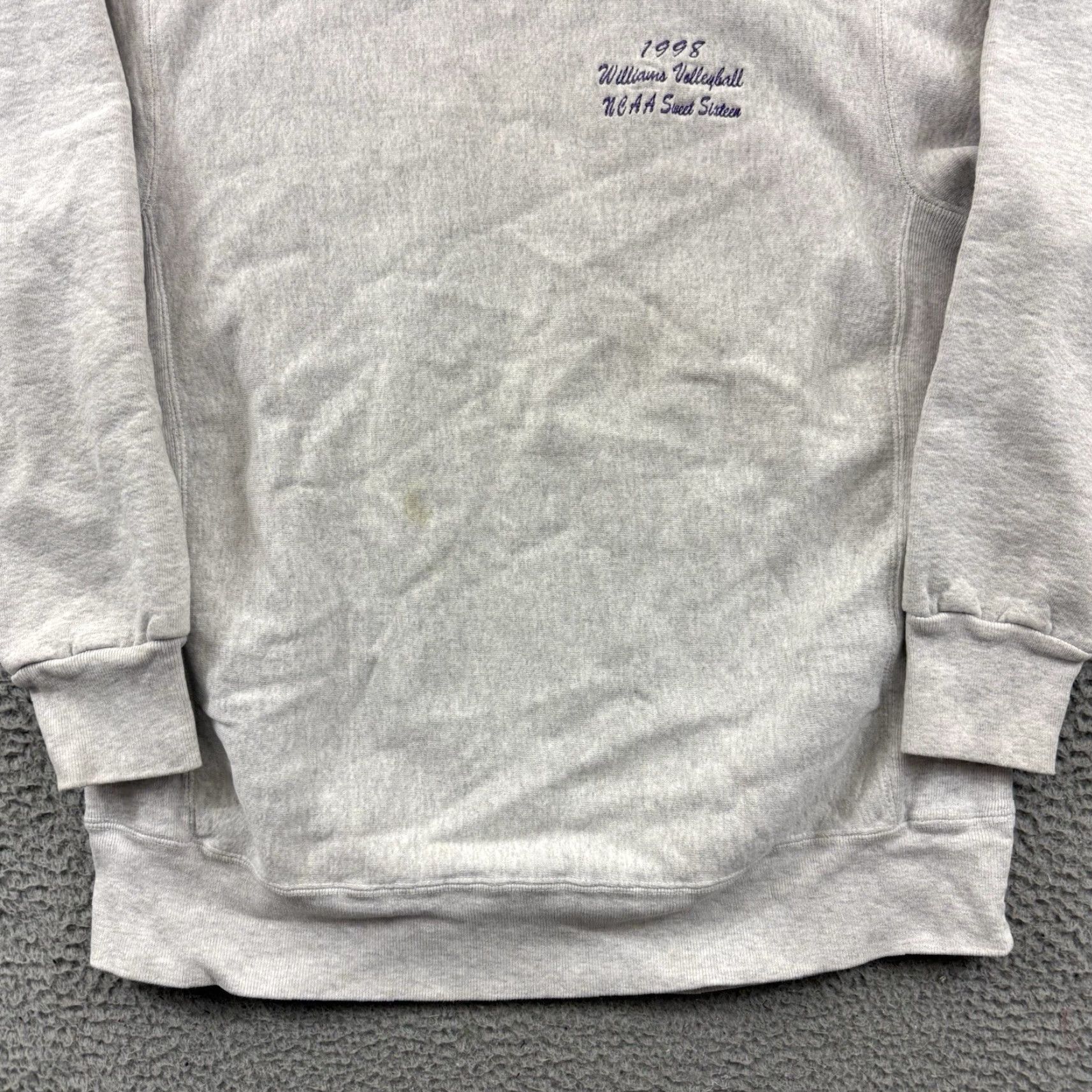 Vintage VINTAGE Williams College Sweatshirt Men’s Large Gray 90s Reverse Weave Pullover Regular Fit Cotton Kellsport Logo Crew Neck Size US L / EU 52-54 / 3 - 3 Thumbnail