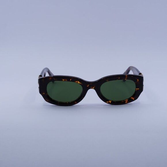 Off-White Off-White OERI14E PALMER 6055 Sunglasses Havana Oval Frame Size ONE SIZE - 3 Thumbnail