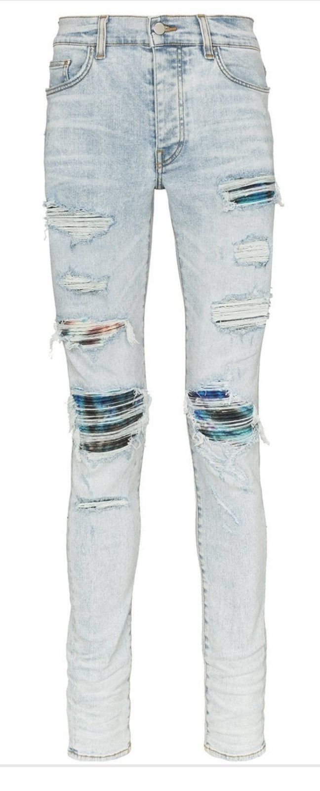 Amiri AMIRI SIZE 36 TIE DYE MX1 JEAN SKY INDIGO Size US 36 / EU 52 - 1 Thumbnail