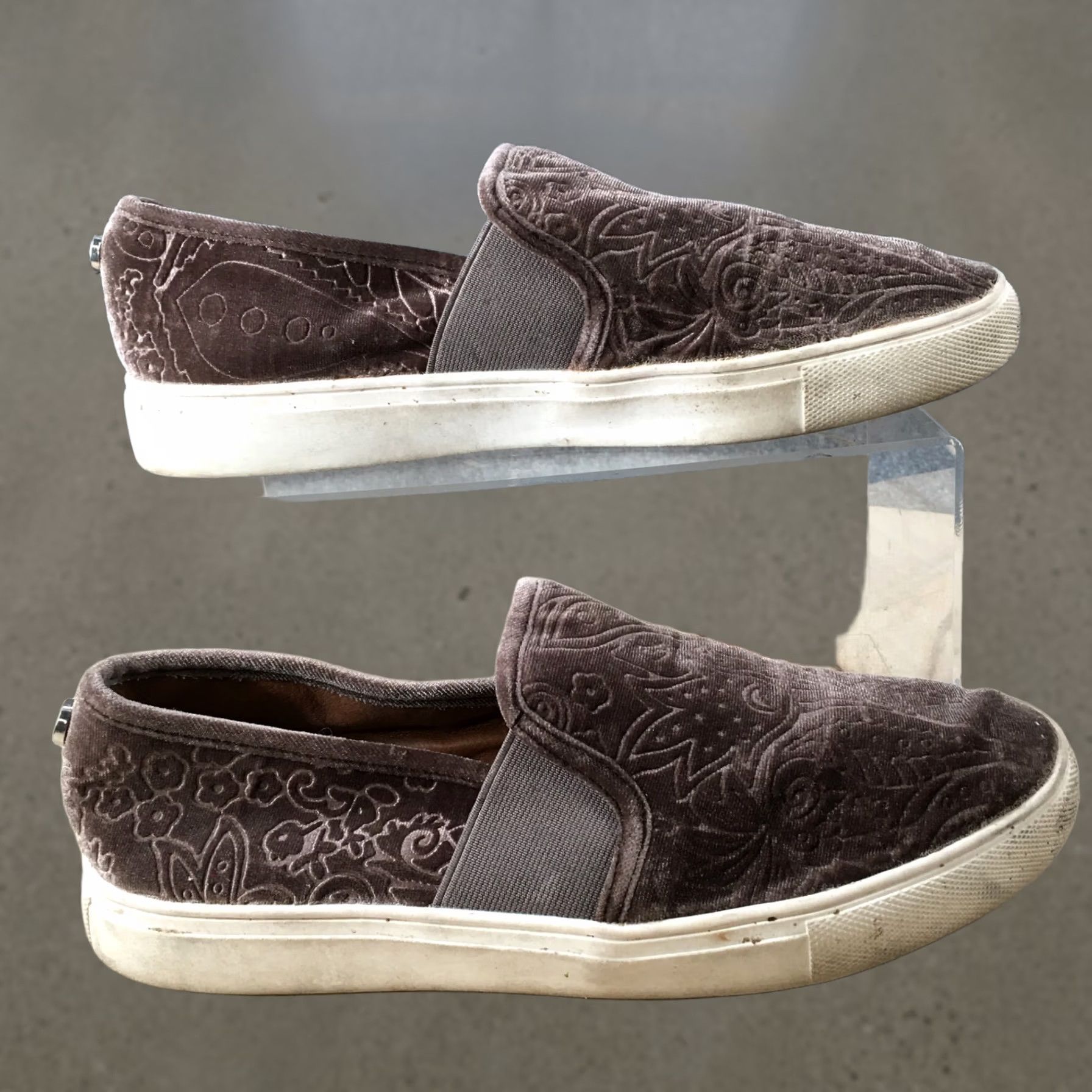 Steve Madden Steve Madden Evangel Flats Loafer Shoes Brown Fabric Slip On Low Top 8.5M Womens Size M / US 6-8 / IT 42-44 - 1 Thumbnail