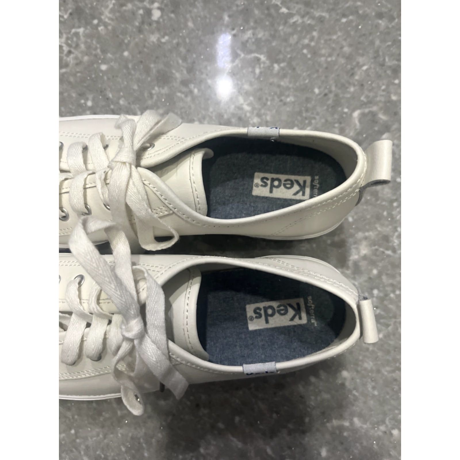 Keds Keds Triple Up Leather Rainbow Platform Sneakers WH65551 7.5 Womens Shoes White Rainbow Platform Sneakers Size US 8 / IT 38 - 3 Thumbnail