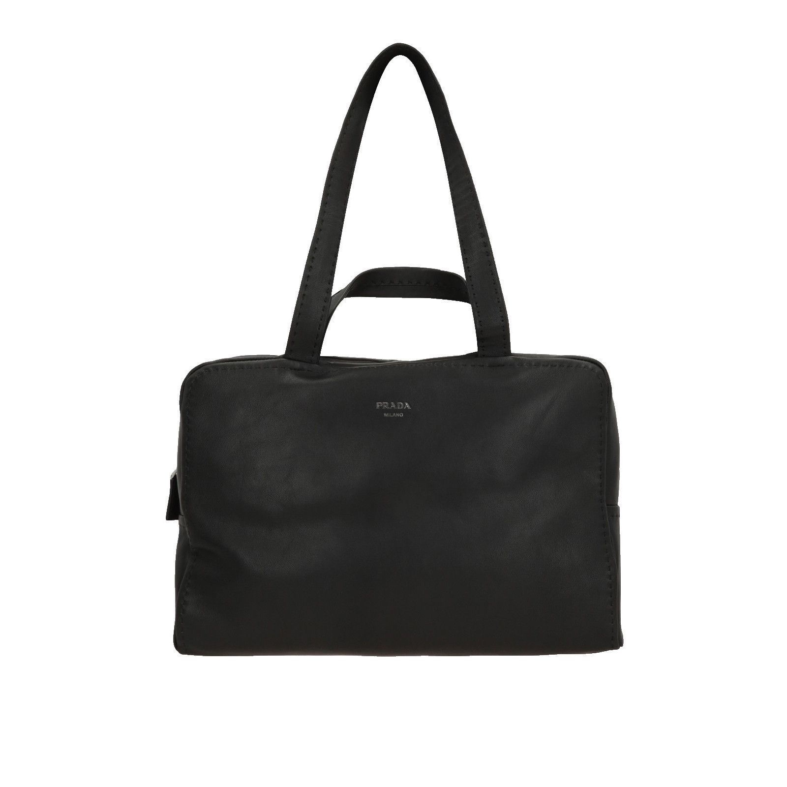 Prada PRADA $5300 Black Nappa Leather Work Bag New & Authentic Size ONE SIZE - 1 Thumbnail