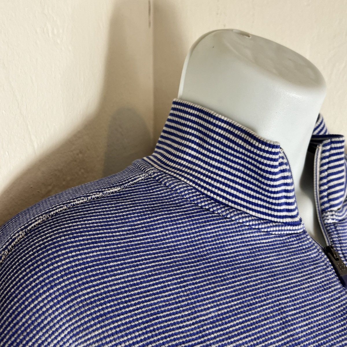 Robert Graham Robert Graham top polo striped blue large Size US XL / EU 56 / 4 - 5 Thumbnail