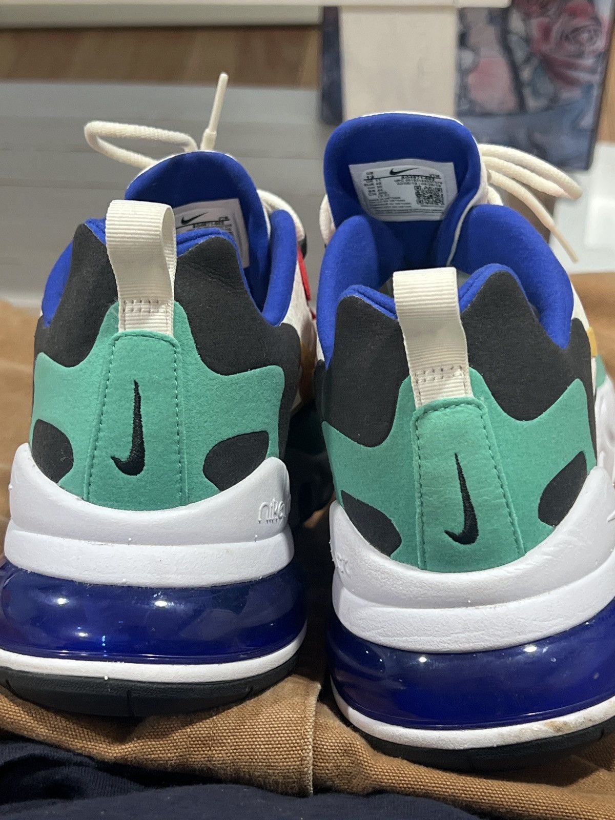 Nike Nike Air Max 270 React “Bauhaus” Size US 12 / EU 45 - 8 Thumbnail