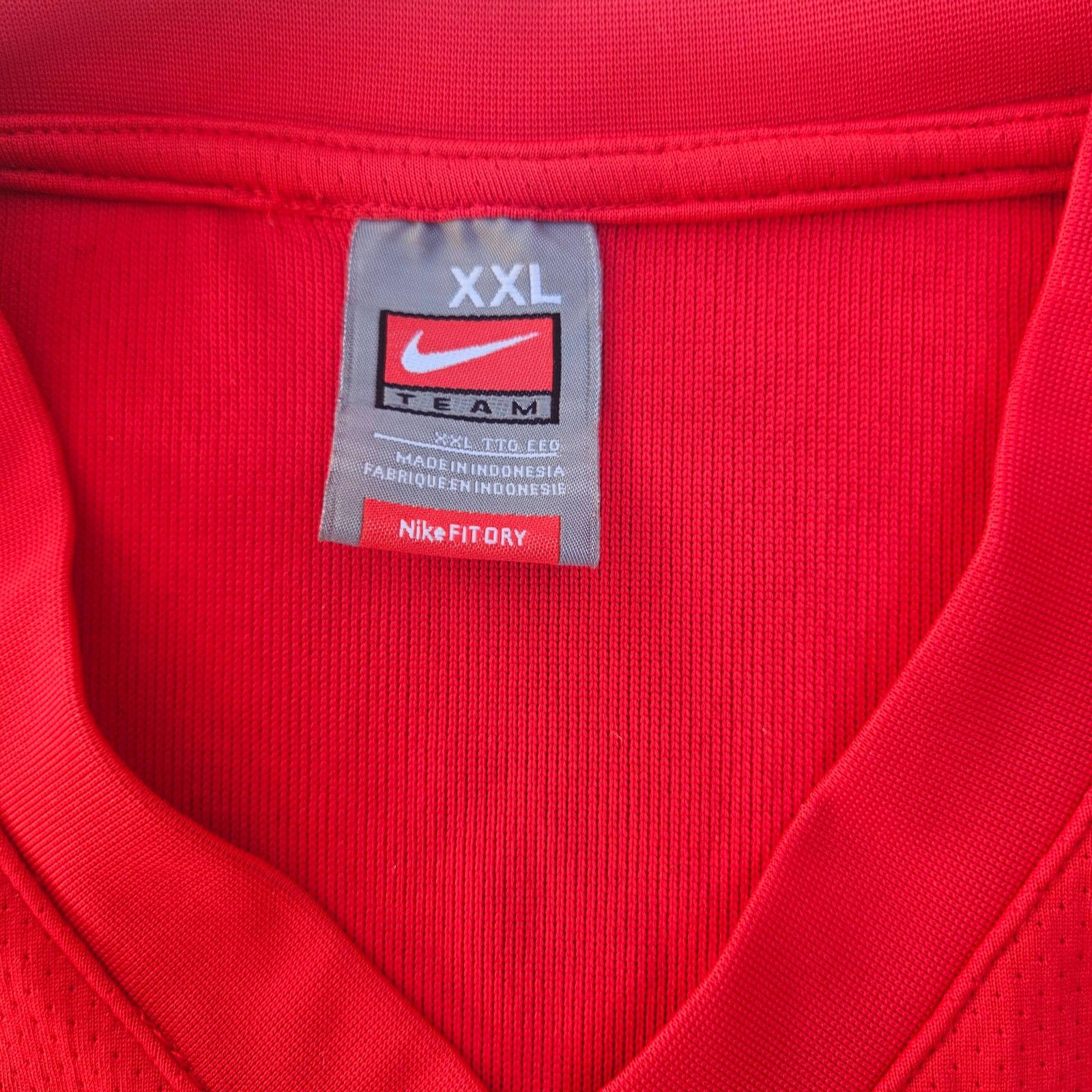 Nike Vintage Nike Teams Work Out Shirt XXL Red Y2K Size US XXL / EU 58 / 5 - 3 Thumbnail