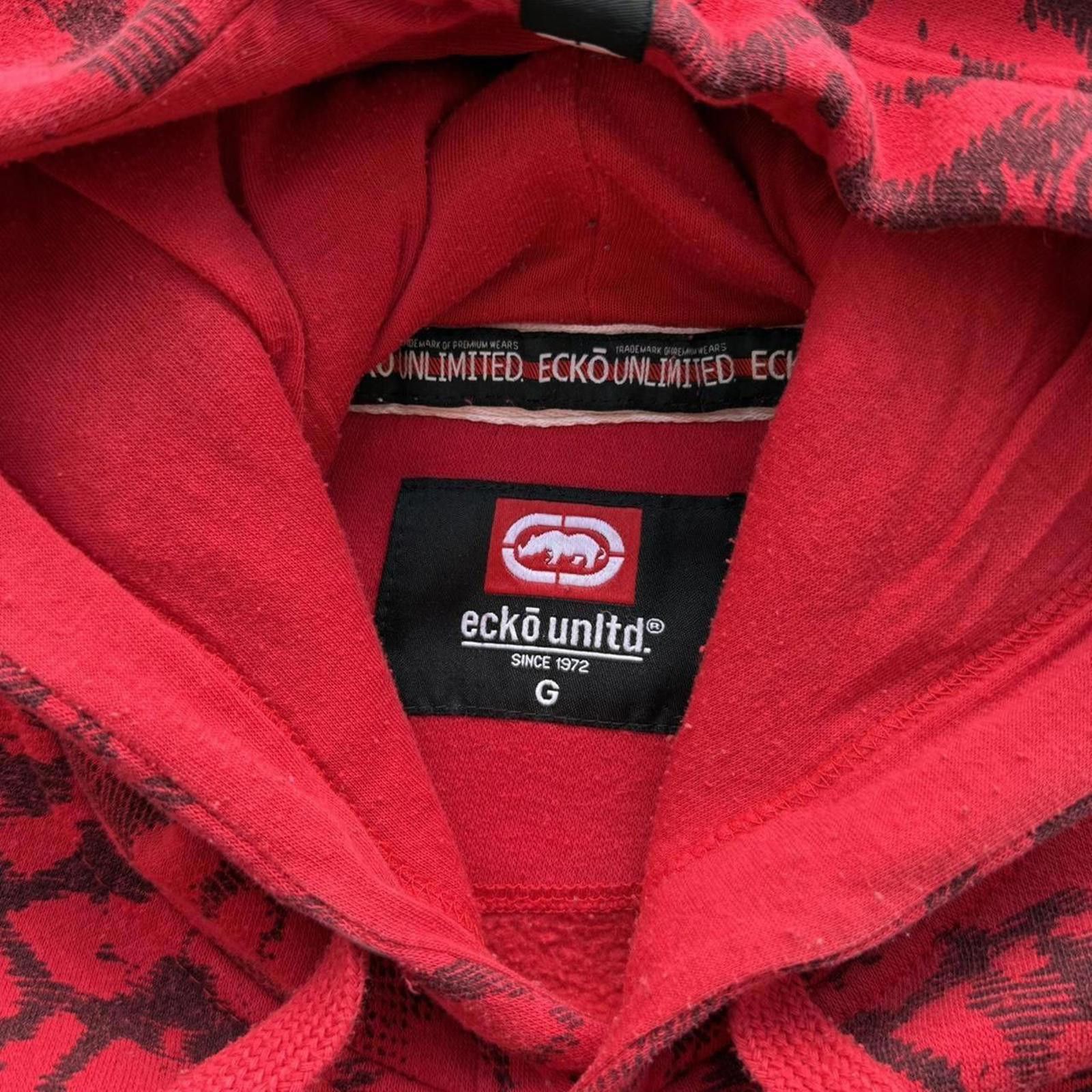 Ecko Unltd. Y2K Ecko Unltd. Red Hoodie Jacket Size US L / EU 52-54 / 3 - 8 Thumbnail