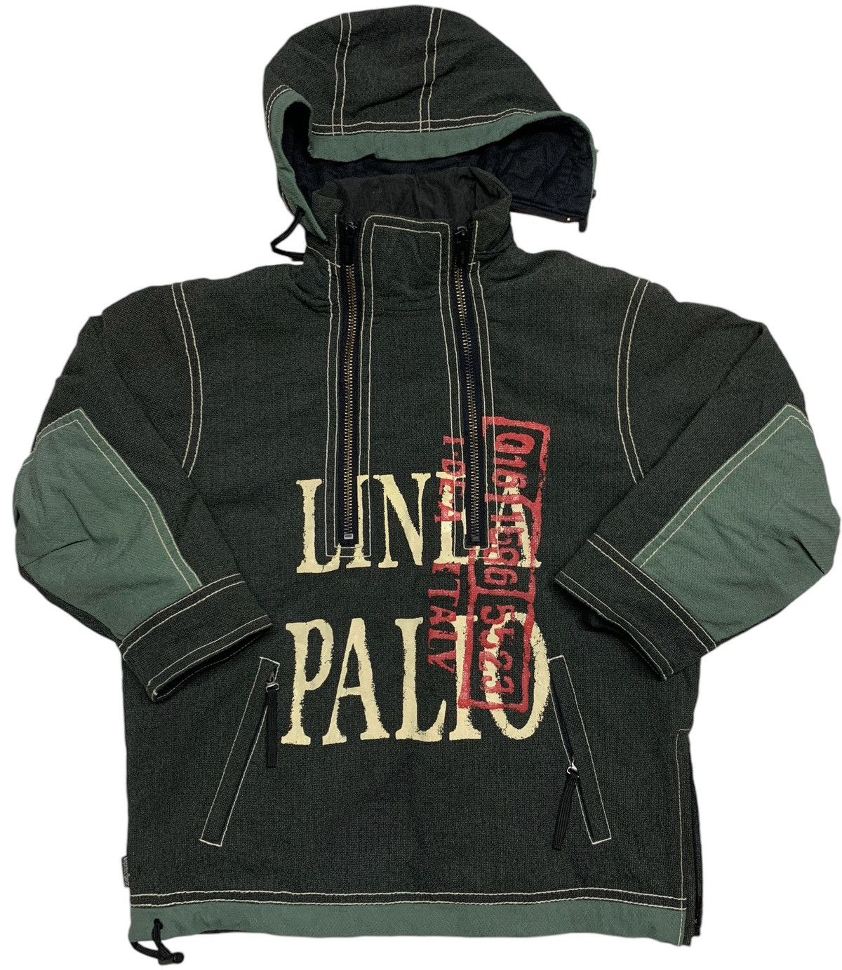 Linea Linea palio jacket anorak double zipper Size US L / EU 52-54 / 3 - 6 Thumbnail