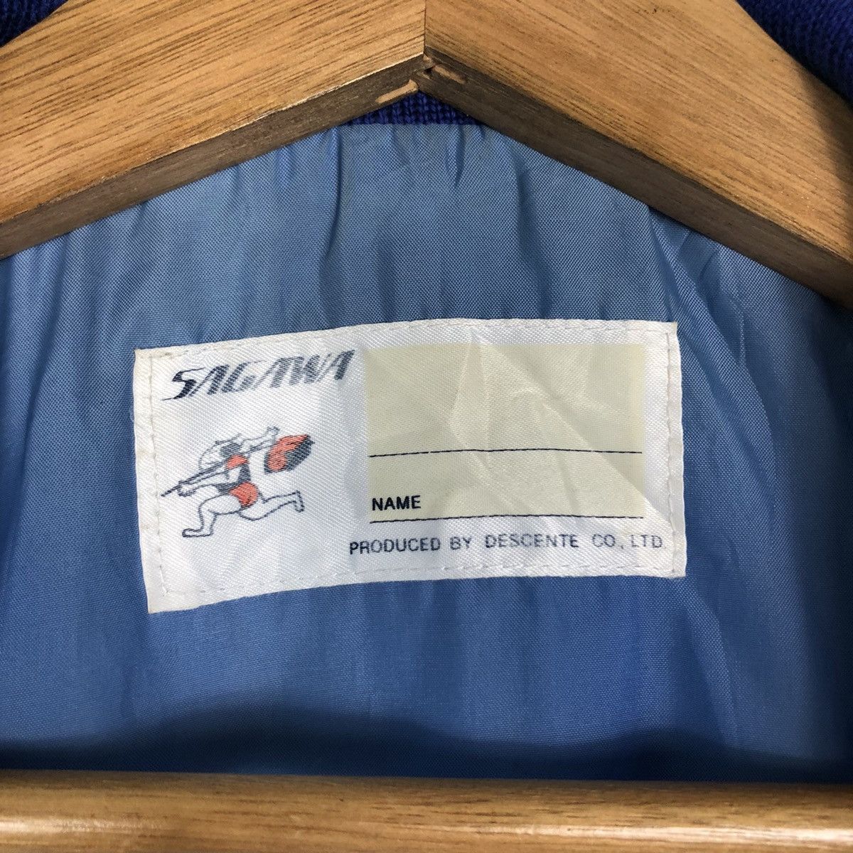 Japanese Brand 🔥Vintage Bomber Jacket Descente Sagawa Japan Big Logo Size US L / EU 52-54 / 3 - 17 Thumbnail