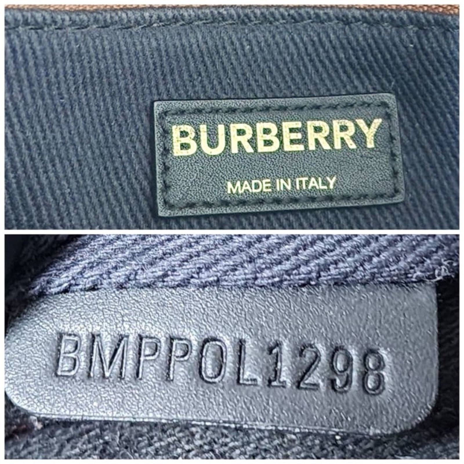 Burberry BURBERRY Pocket Mini Monogram Stripe E-Canvas Shoulder Bag B Size ONE SIZE - 2 Thumbnail