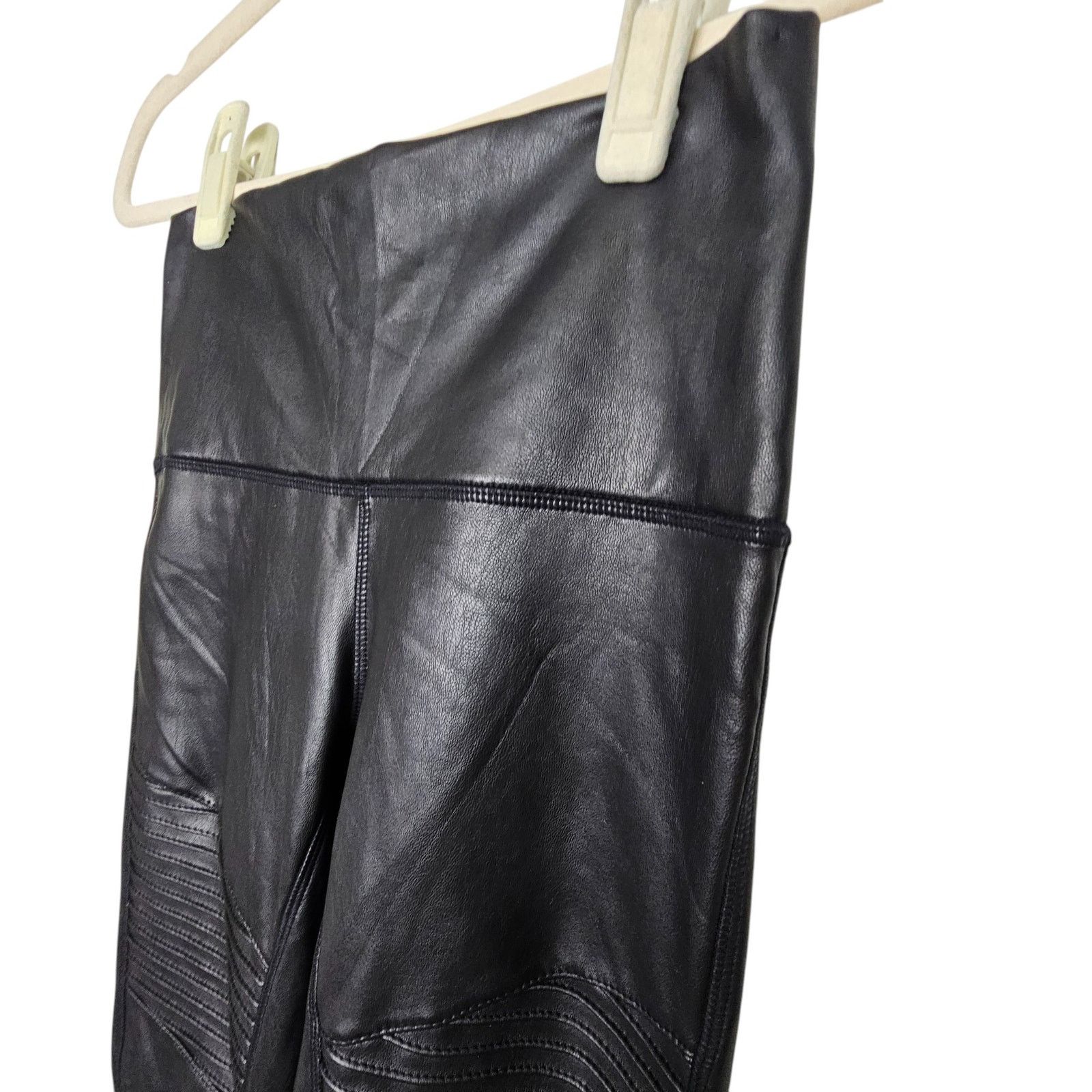 7 For All Mankind 7 For All Mankind Womens Faux Leather Moto Leggings Sz XS Size 25" / US 0 / IT 36 - 4 Thumbnail