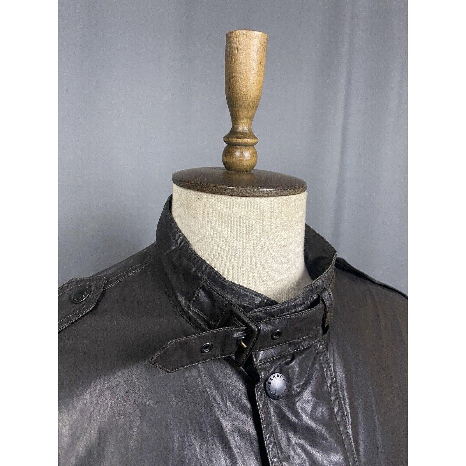 Barbour Barbour Carbon Finish Flyer Men's Brown High Neck Bomber Jac Size US L / EU 52-54 / 3 - 7 Thumbnail