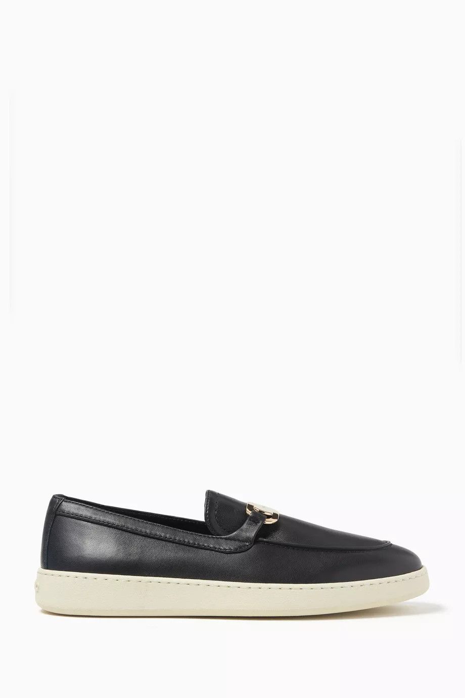Salvatore Ferragamo o1y0426 Loafers in Black Size US 10.5 / IT 40.5 - 1 Thumbnail