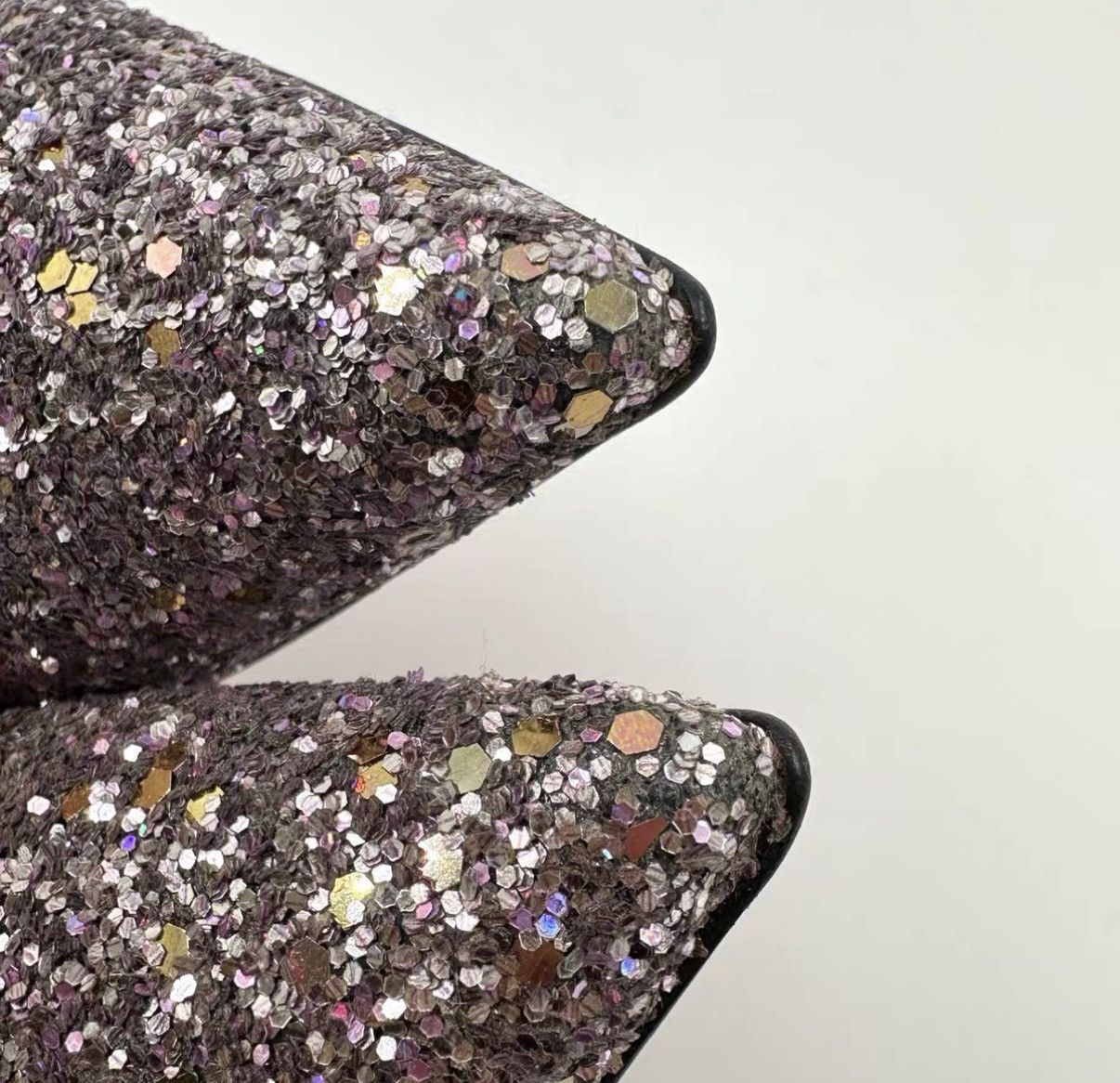 Christian Louboutin Christian Louboutin Sequined Red-Sole High Heels K12 Size US 7 / IT 37 - 6 Thumbnail