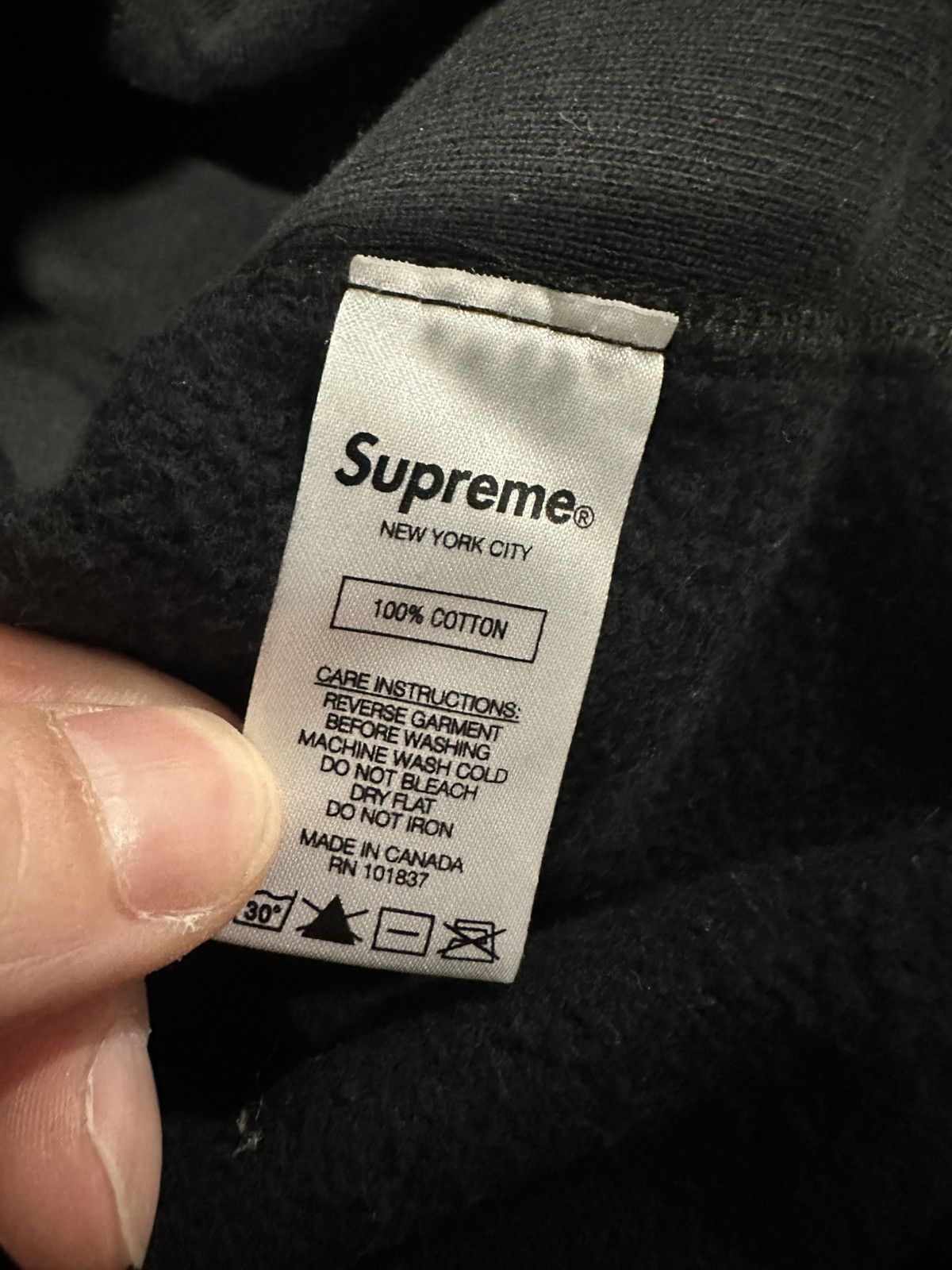 Supreme SUPREME CHENILLE APPLIQUE HOODED SWEATSHIRT Size US XL / EU 56 / 4 - 4 Thumbnail