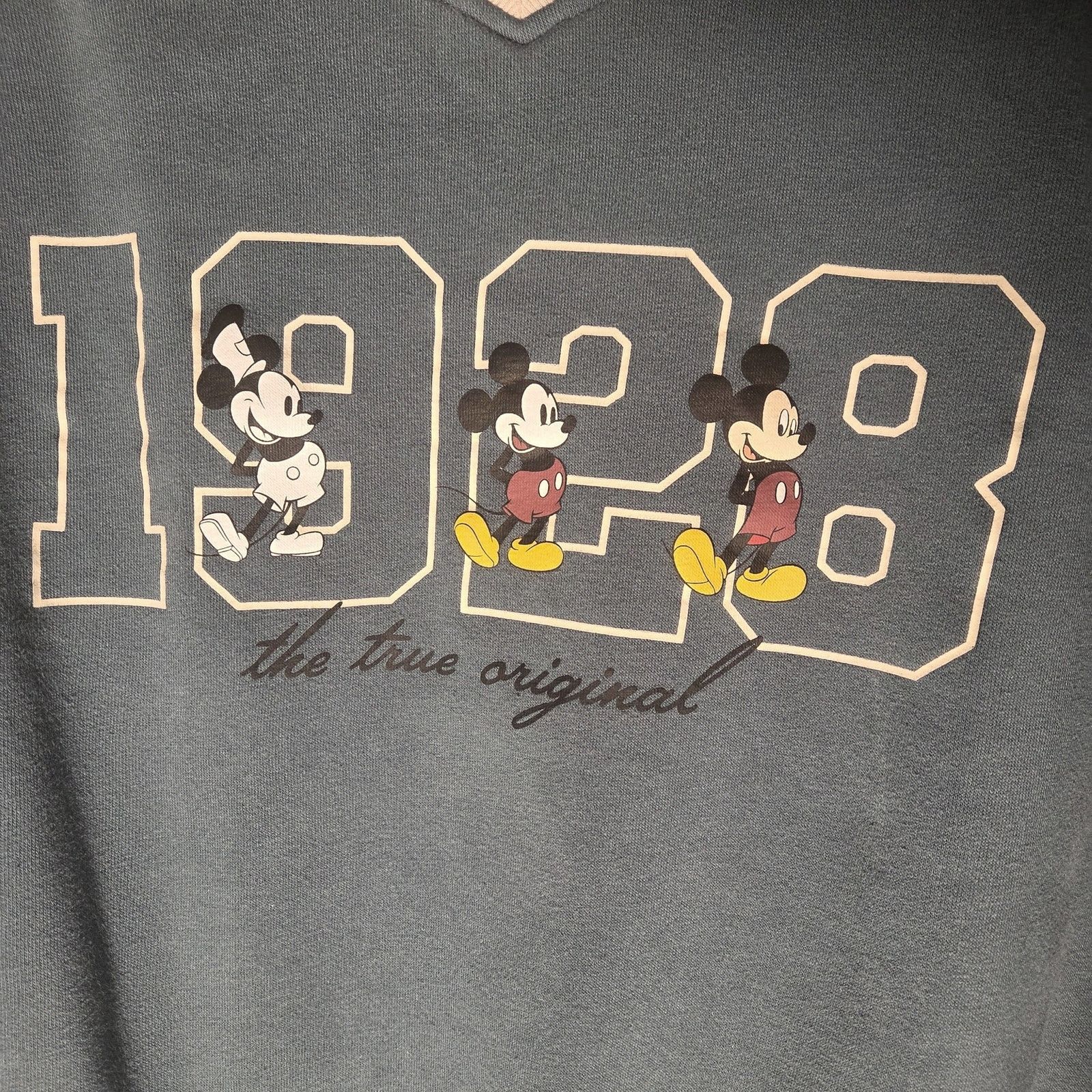 Disney Classic Disney Mickey Mouse V-Neck Sweatshirt L Size L / US 10 / IT 46 - 5 Thumbnail