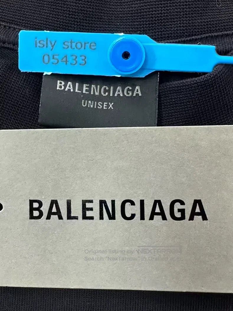 Balenciaga Balenciaga Letter Printed Short Sleeve T-Shirt Size US S / EU 44-46 / 1 - 4 Thumbnail