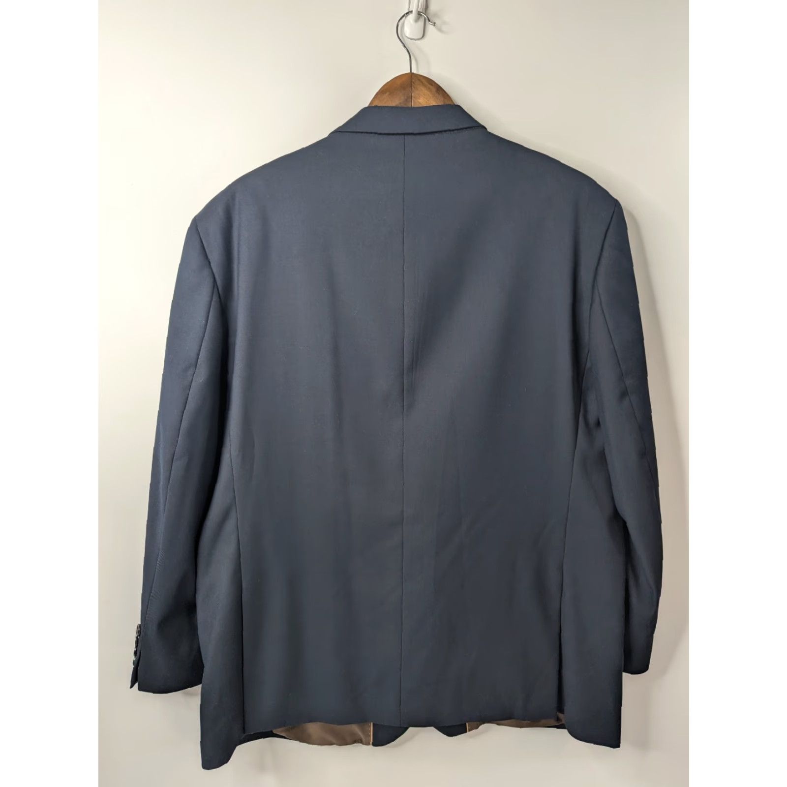 Vintage VINTAGE Caravelli Men's Blazer 44S Navy Sport Jacket Not applicable? (Wait) Size 44R - 4 Thumbnail