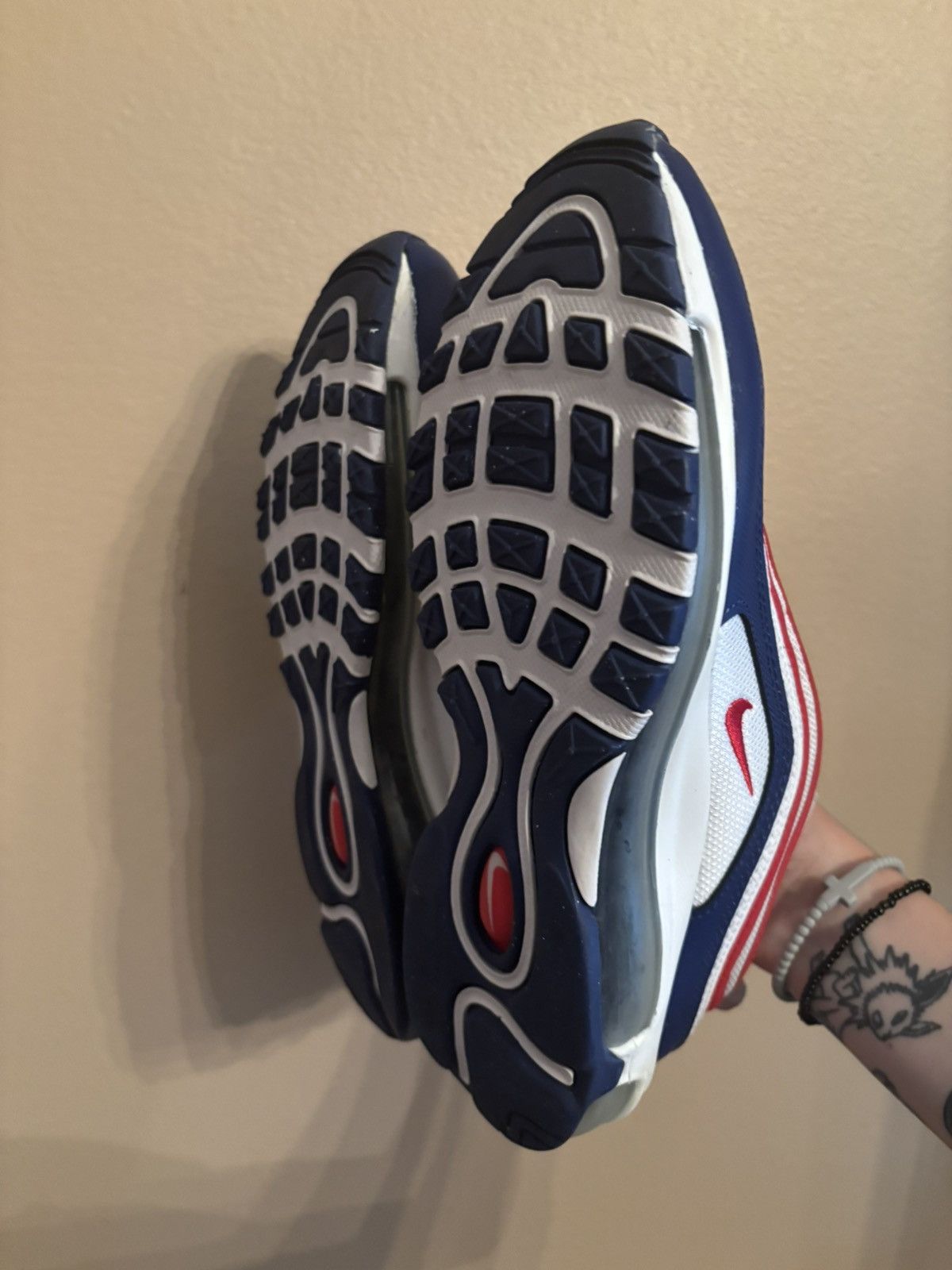 Nike Nike Air Max 97 GS 'USA' Size US 7 / EU 40 - 5 Thumbnail