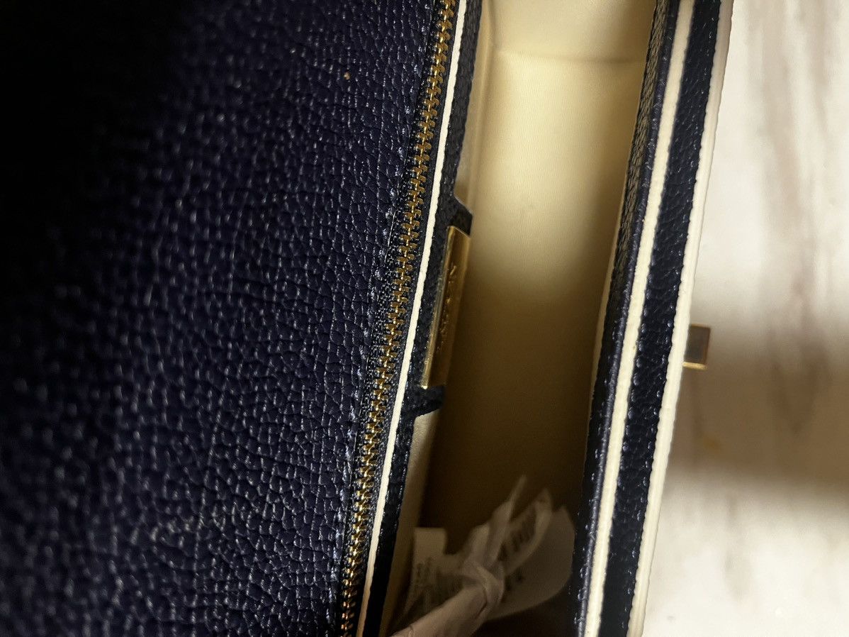 Lauren Ralph Lauren × Ralph Lauren Ralph Lauren Pebbled Leather Sophee Crossbody - Dark Blue Size ONE SIZE - 6 Thumbnail
