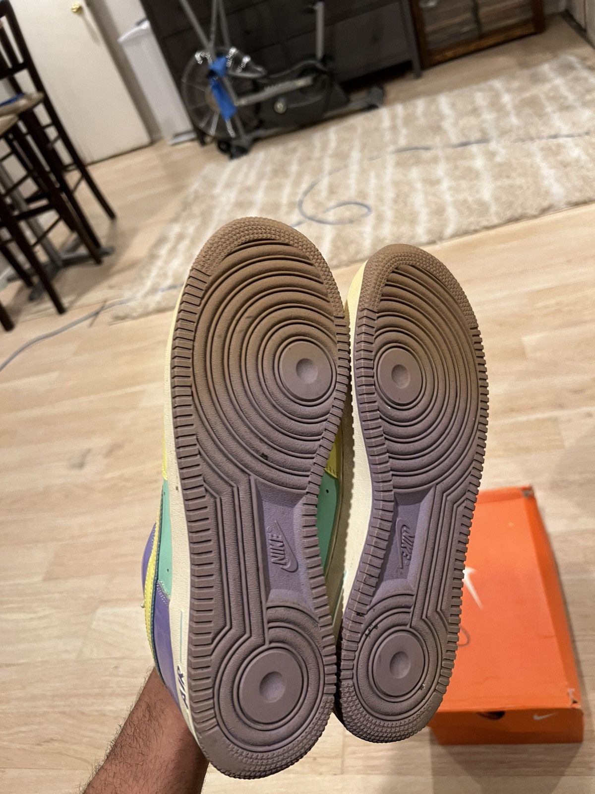 Nike NIKE AIR FORCE 1 “EASTER” 2006 Size US 11 / EU 44 - 8 Thumbnail