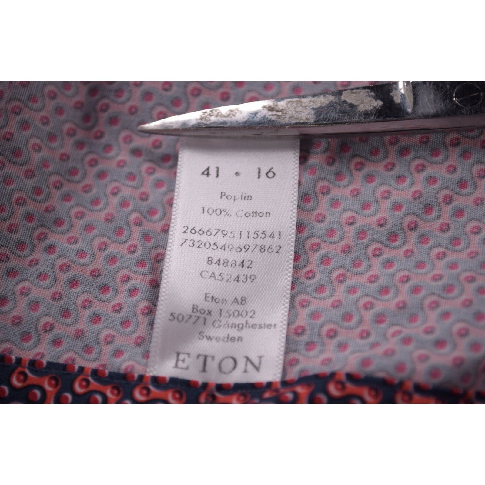 Eton Eton New with tags Shirt Size L US In Red Size US L / EU 52-54 / 3 - 7 Thumbnail