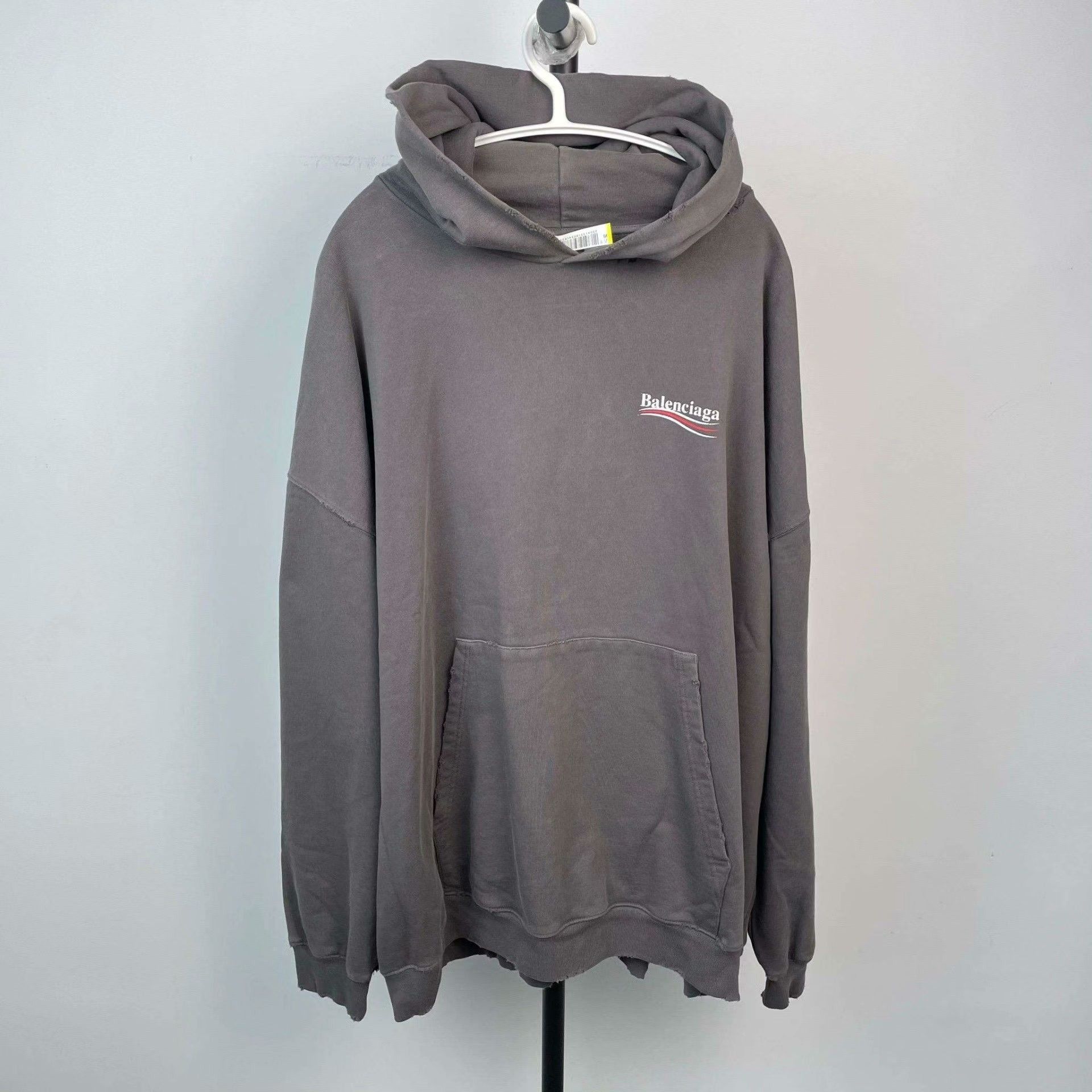 Balenciaga Balenciaga Gray Hoodie L Men Size US L / EU 52-54 / 3 - 1 Thumbnail