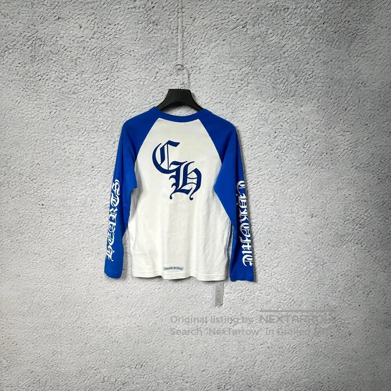 Chrome Hearts chrome hearts blue white long sleeve t-shirt. Size US M / EU 48-50 / 2 - 2 Thumbnail
