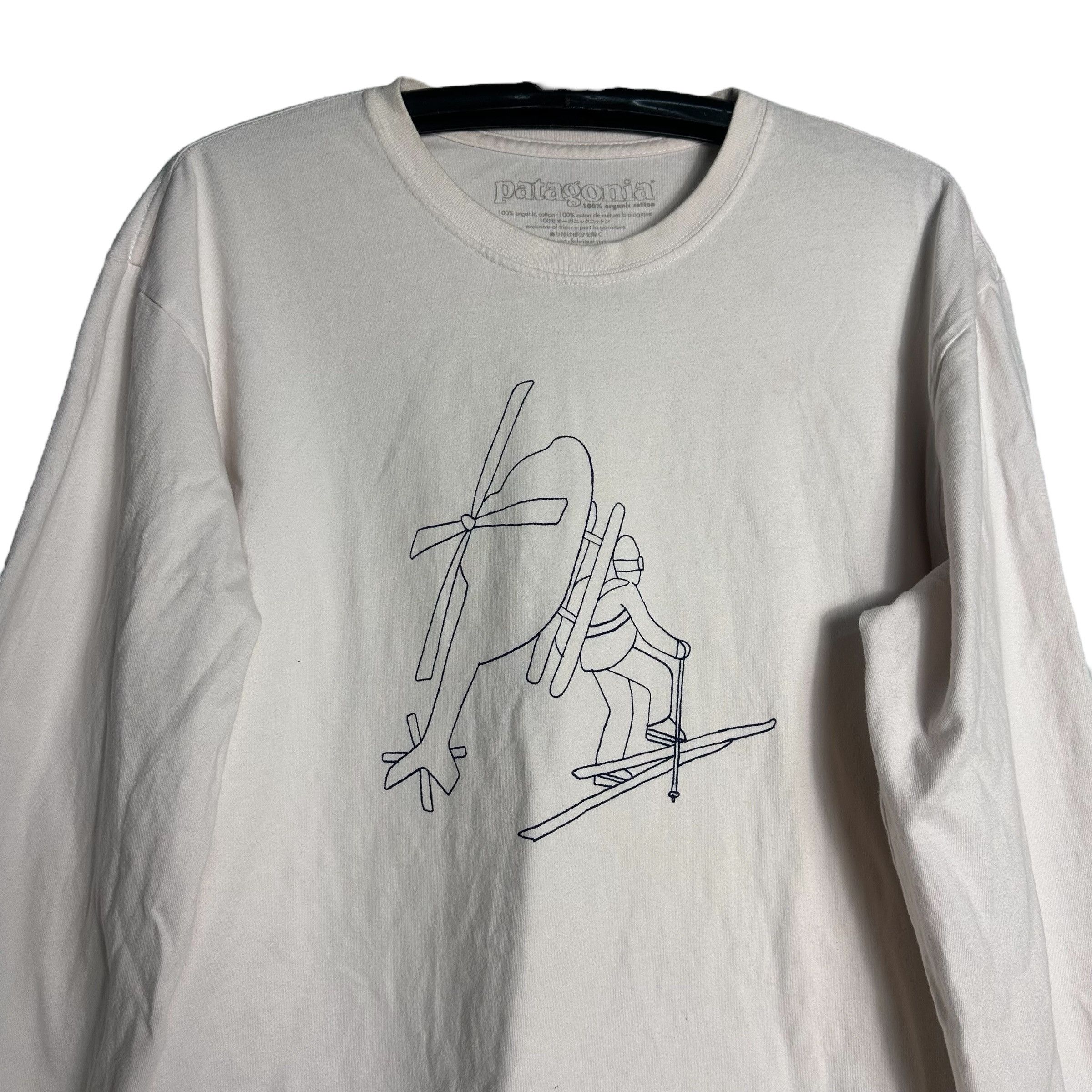 Patagonia 🔥RARE🔥Vintage Patagonia Spell Out OG L/Sleeve T-shirt Size US L / EU 52-54 / 3 - 2 Thumbnail