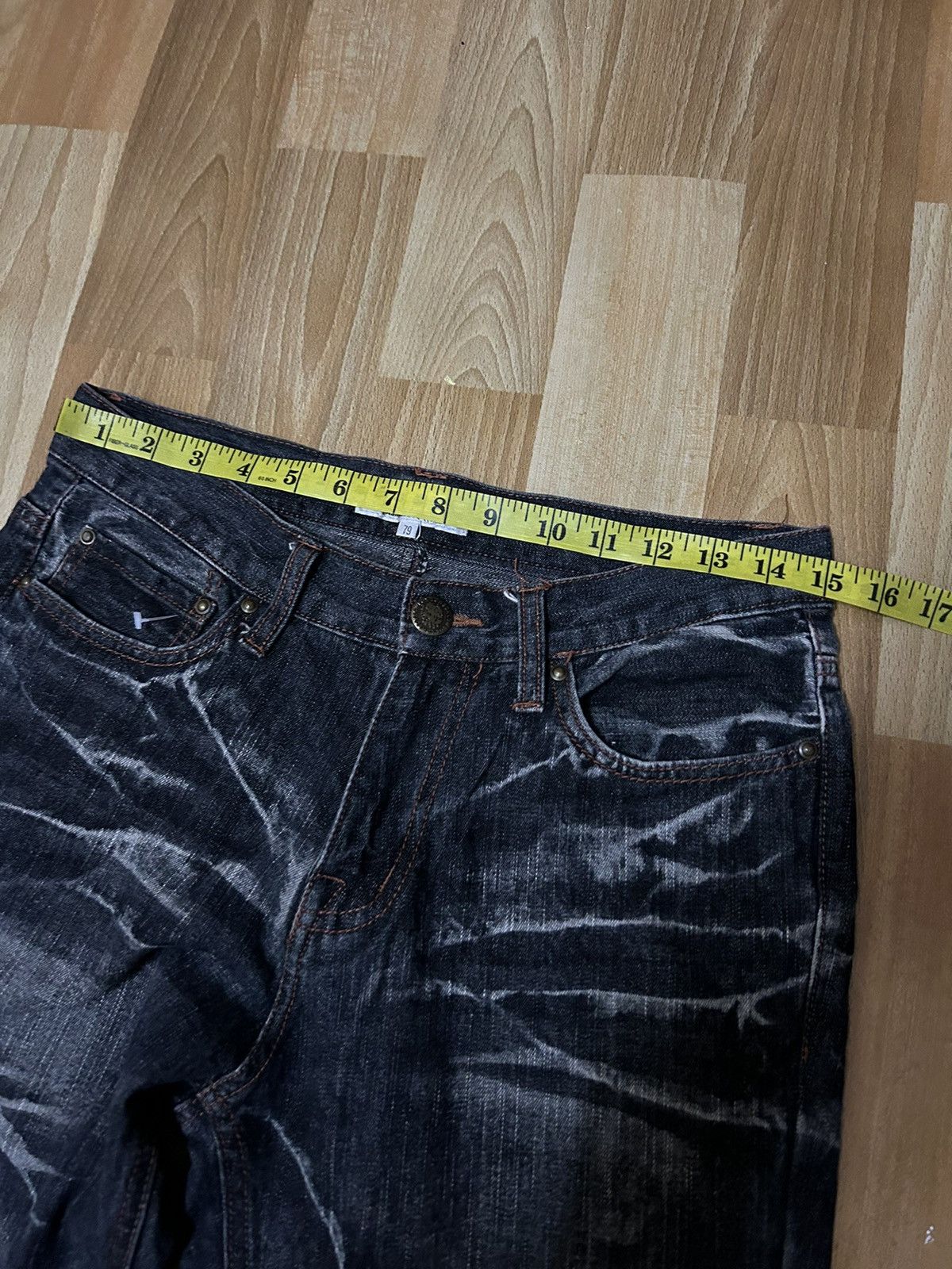 Designer × If Six Was Nine × LOWBOX 💥 RARE LOW BOX 2002 JEANS Size US 30 / EU 46 - 9 Thumbnail