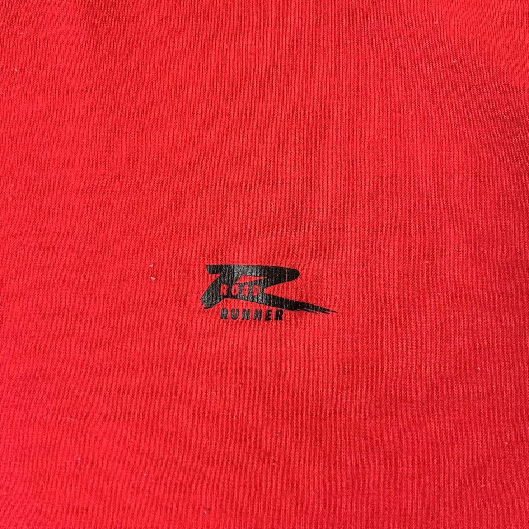 Vintage VINTAGE Road Runner Mens XL Red Mock Neck Long Sleeve Sport Shirt Size US XL / EU 56 / 4 - 2 Thumbnail