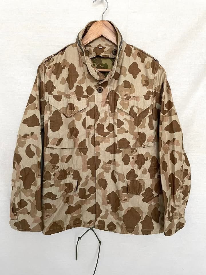 Toyo Enterprises USMC Frogskin Camo HBT Reversible M65 Jacket Japan Repro Size US S / EU 44-46 / 1 - 2 Thumbnail