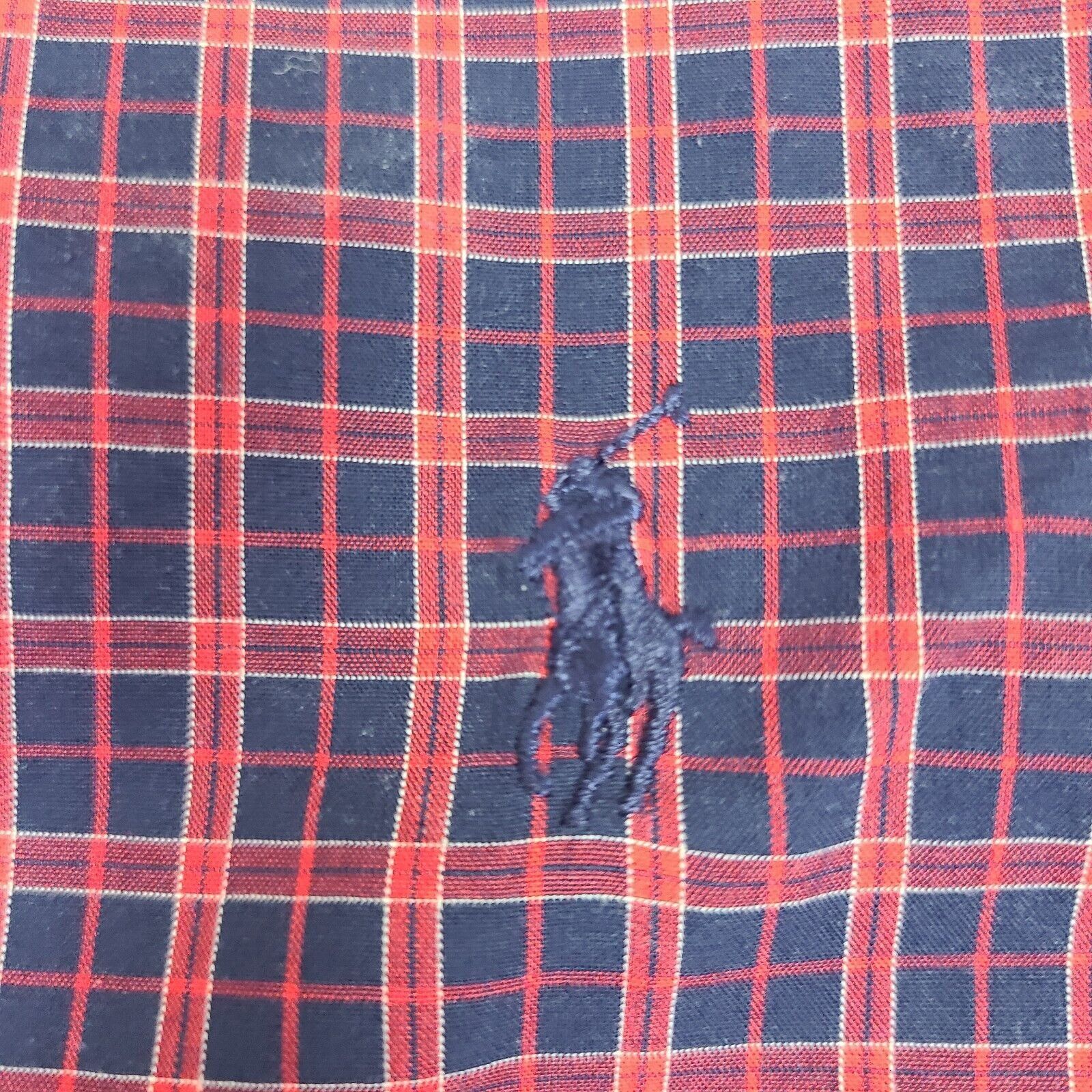 Polo Ralph Lauren Polo Ralph Lauren Blake Fit Red and Purple Plaid Button Down Size US XXL / EU 58 / 5 - 2 Thumbnail