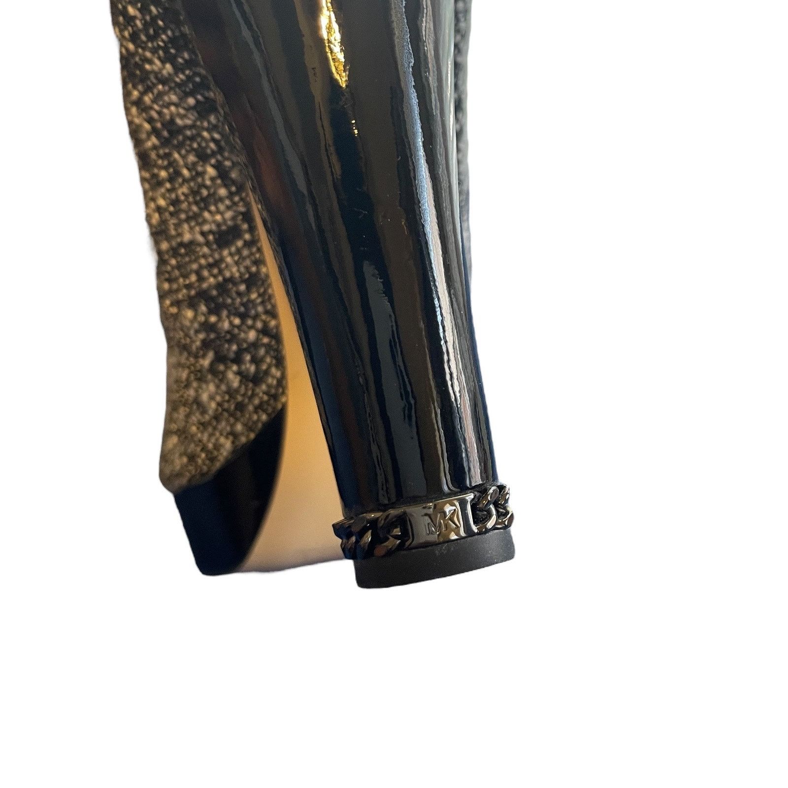 Michael Kors Michael Kors Sabrina Tweed Pumps Chain Heel SZ 9 Retail $150 Size US 9 / IT 39 - 10 Thumbnail