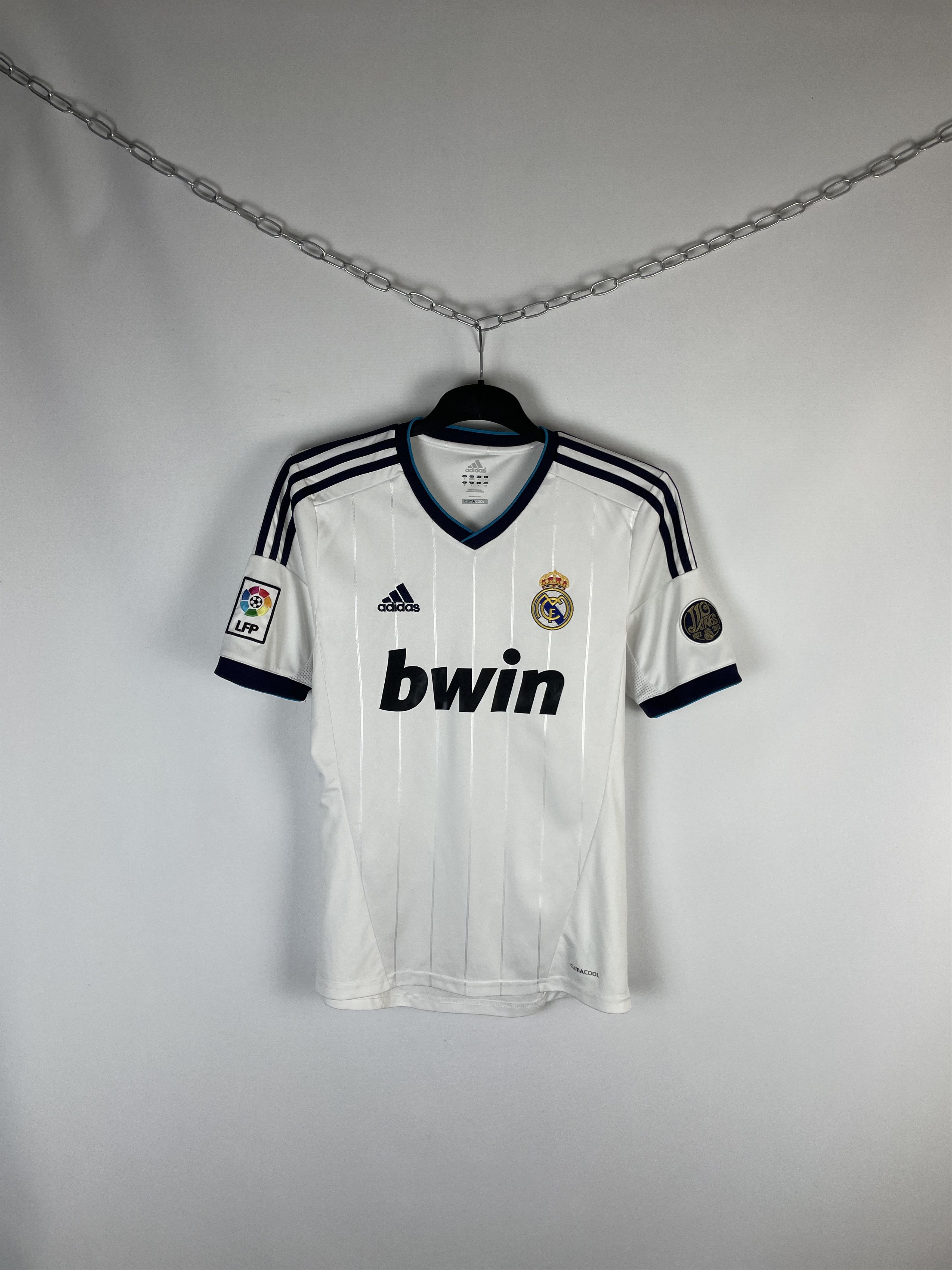 Adidas × Vintage Men's Adidas Real Madrid 2012-13 Home Soccer Jersey Size US S / EU 44-46 / 1 - 1 Thumbnail