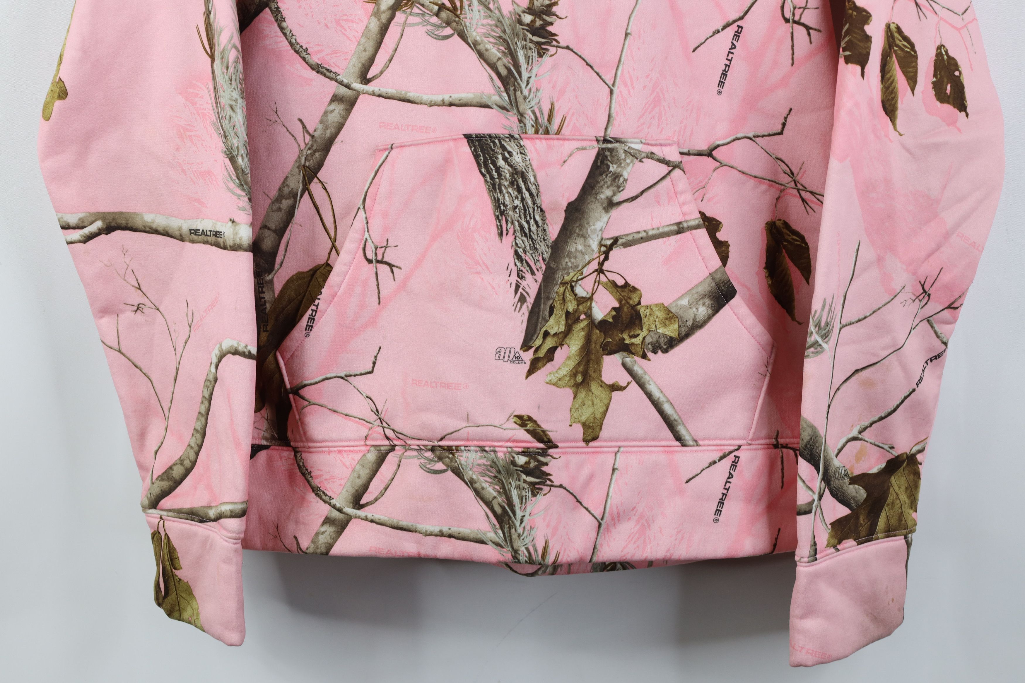 Under Armour Under Armour Realtree Camouflage Hoodie Sweatshirt Pink Size L / US 10 / IT 46 - 3 Thumbnail