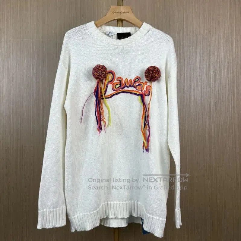 Loewe Loewe White Cotton T-Shirt for Women . Size S / US 4 / IT 40 - 1 Thumbnail