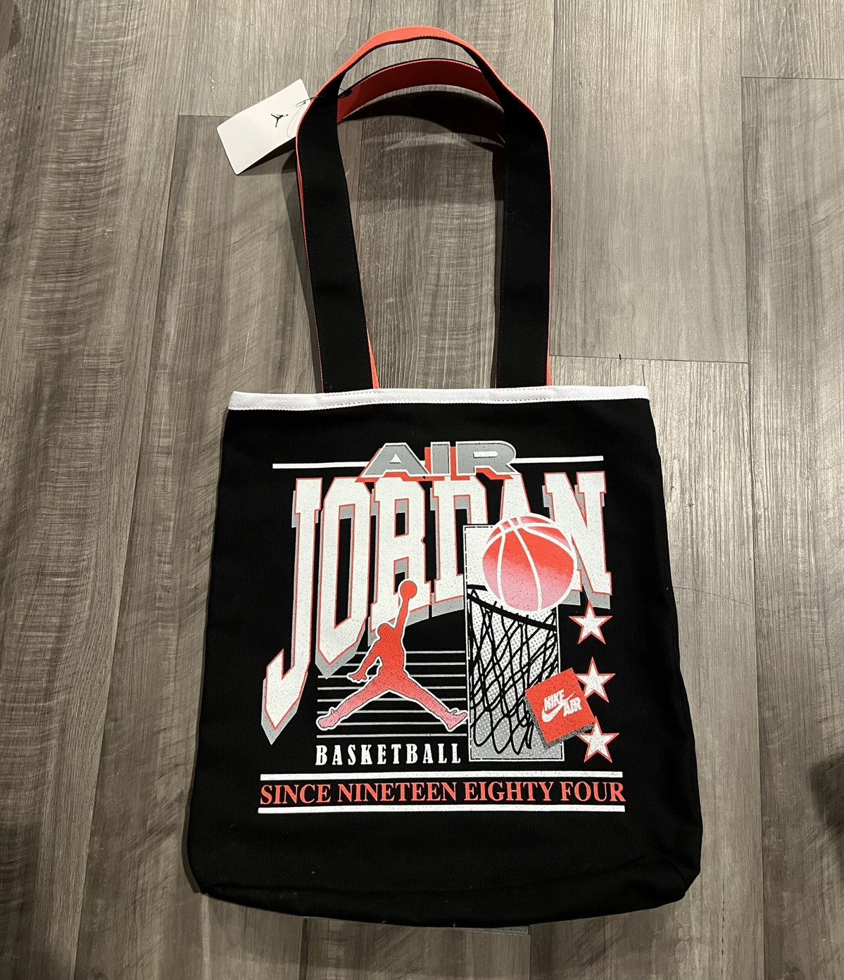 Jordan Brand NWT Jordan Retro '84 Unisex Adult Carry Tote Straps Travel Size ONE SIZE - 1 Thumbnail
