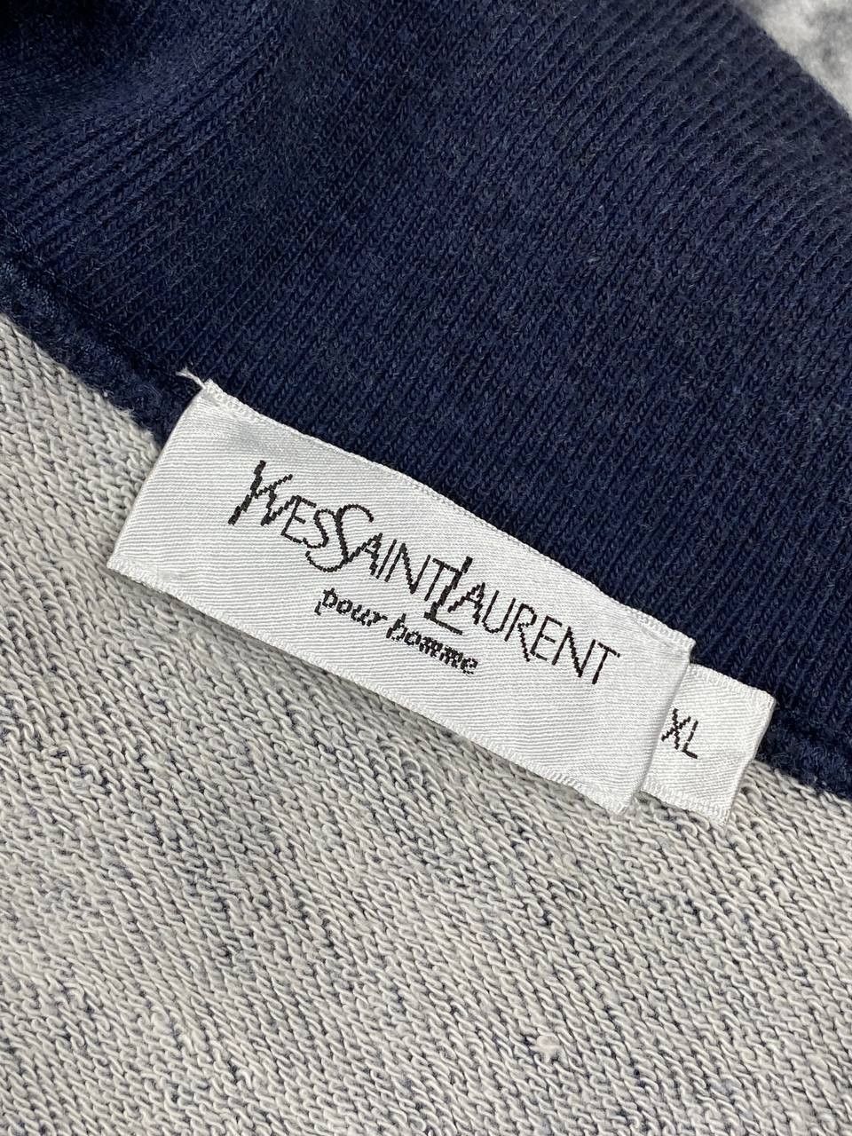 Yves Saint Laurent Yves Saint Laurent Sweatshirt Zip Up Jacket YSL 90s Men Size US XL / EU 56 / 4 - 8 Thumbnail