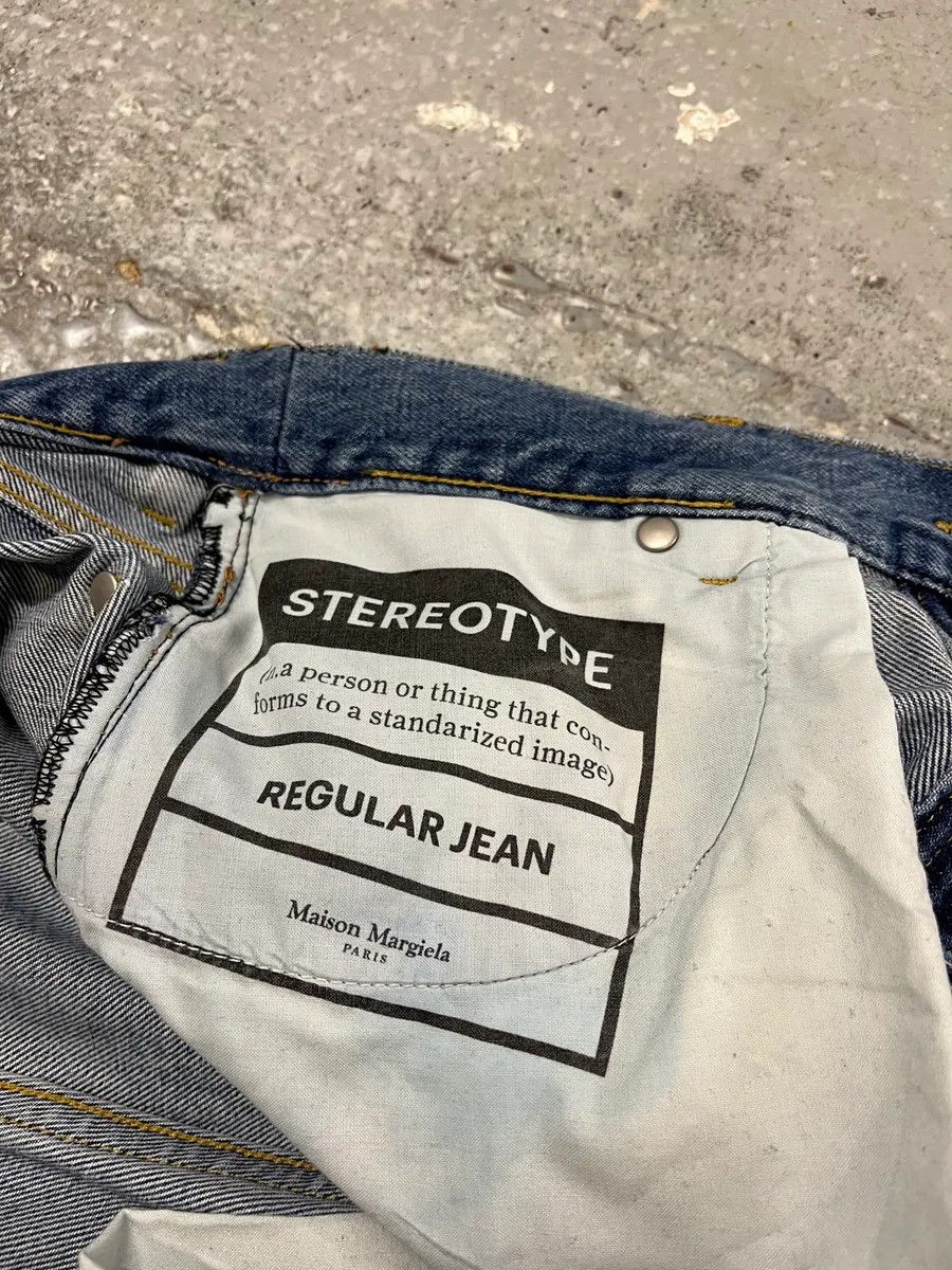 Maison Margiela × Vintage SS2019 Maison Margiela Blue Regular Denim Jeans Size US 30 / EU 46 - 8 Thumbnail
