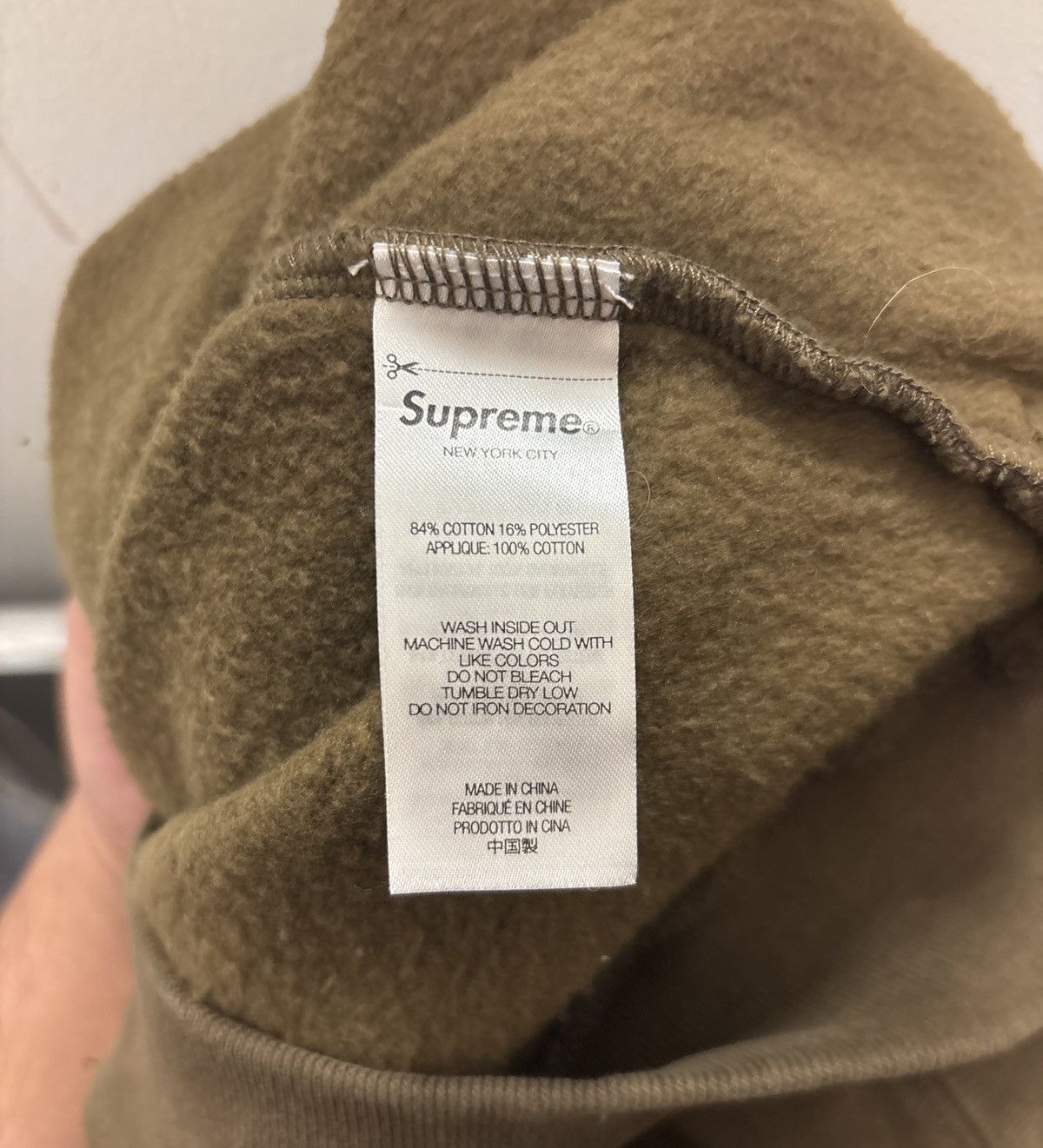 Supreme Supreme Wrapped Half Zip Hoodie - Large - Brown Size US L / EU 52-54 / 3 - 9 Thumbnail