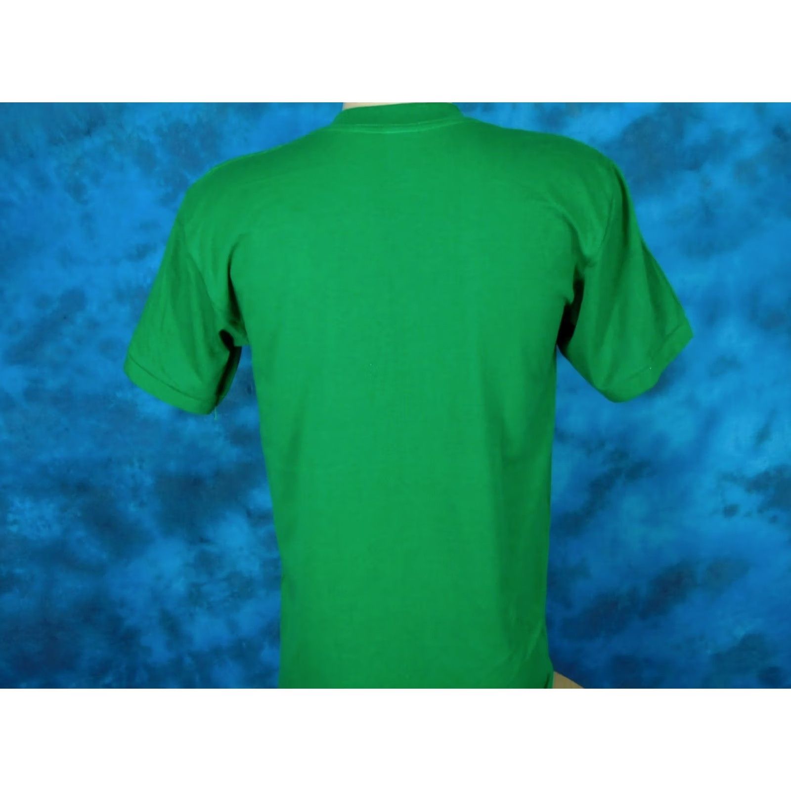Vintage VINTAGE Sportswear T-Shirt Mens Medium Green 80s 90s Cotton Polyester NOS Short Sleeve Crew Neck Size US M / EU 48-50 / 2 - 4 Thumbnail